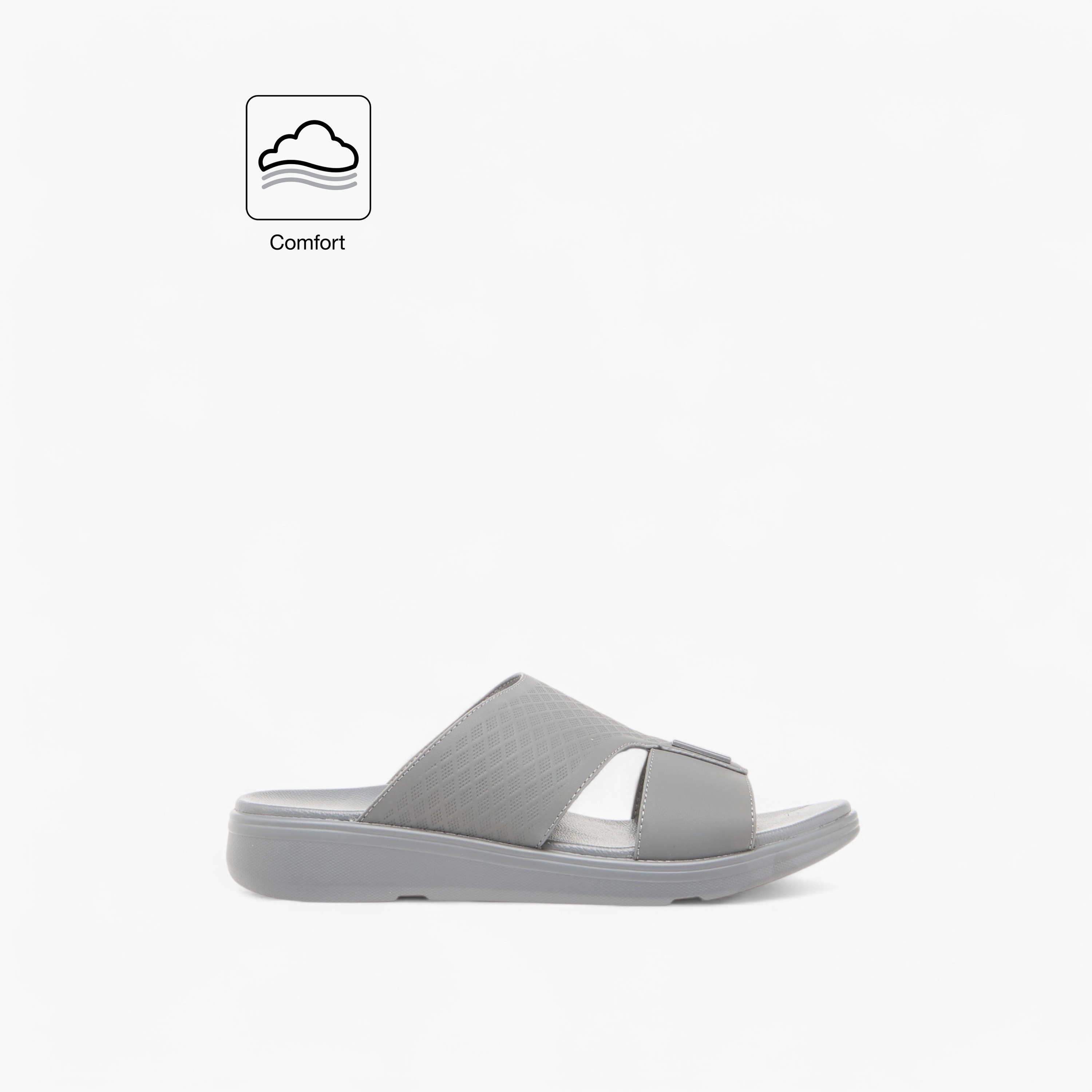 صندل عربي مريح سهل الارتداء بارز الملمس من إل بي إل من شو إكسبرس-men-shoes-sandals-image-2
