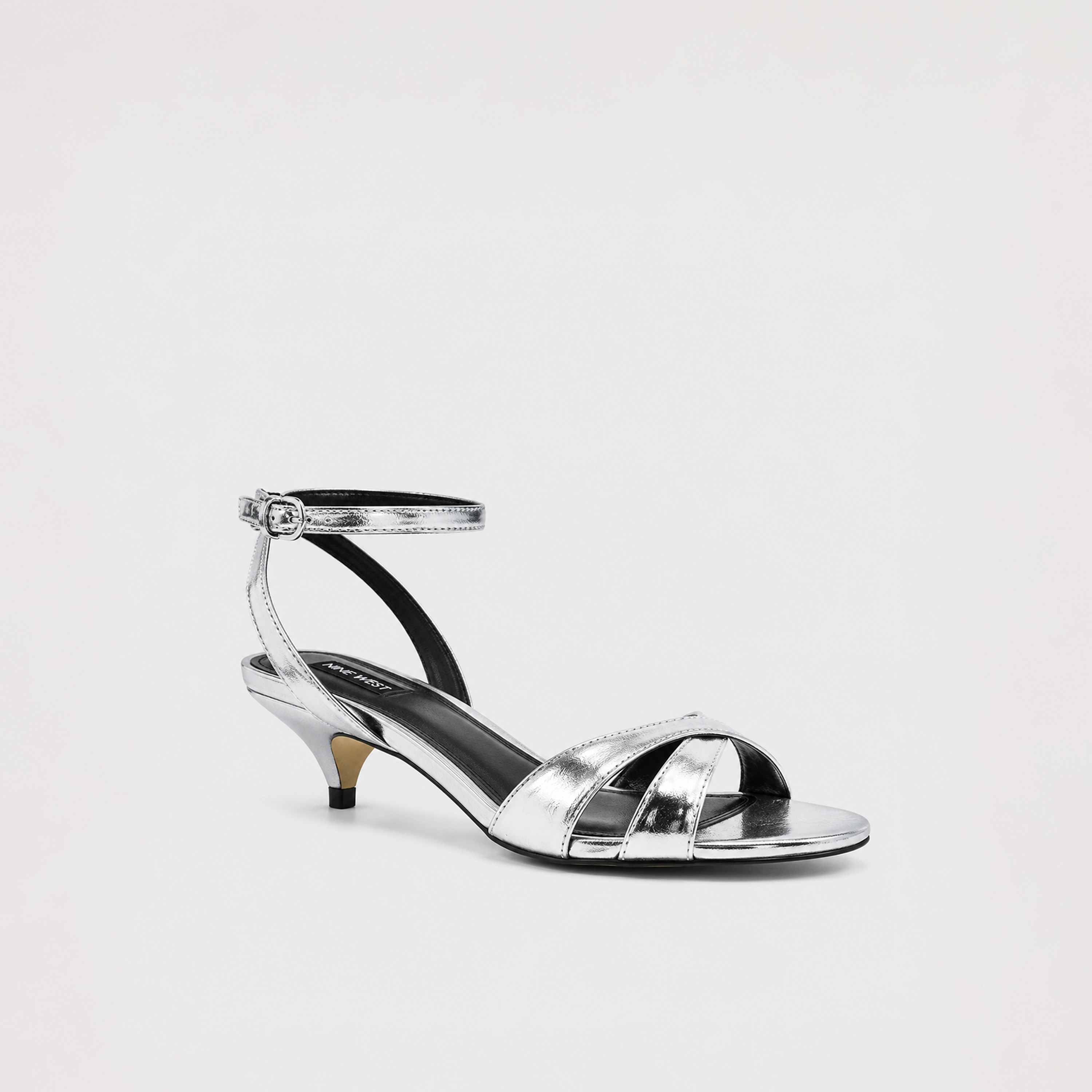 Nine West Women's Buckle Strap Kitten Sandals | 259-67-01-women-shoes-sandals-heeled-image-1