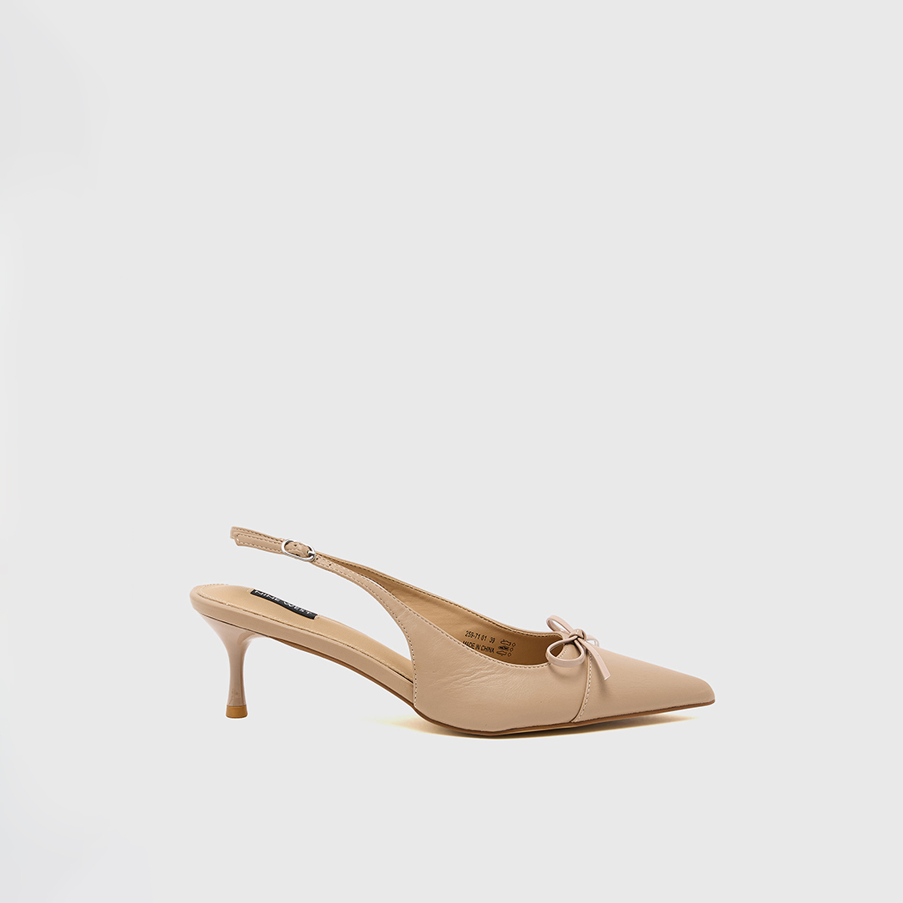 ناين ويست - حذاء نسائي بكعب عالٍ رفيع مع حزام بإبزيم | 259-7101-women-shoes-heels-image-3