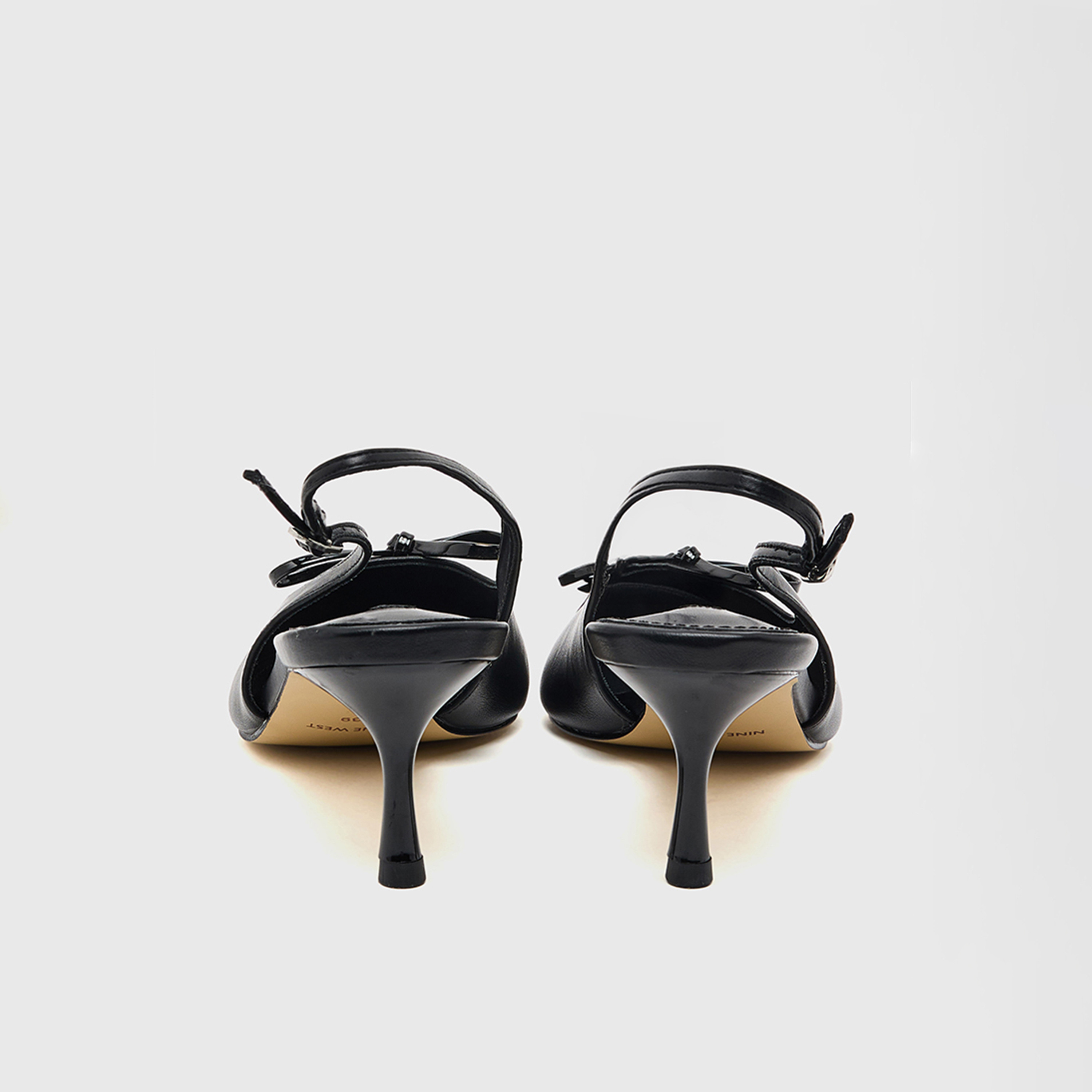 ناين ويست - حذاء نسائي بكعب عالٍ رفيع مع حزام بإبزيم | 259-7101-women-shoes-heels-image-9