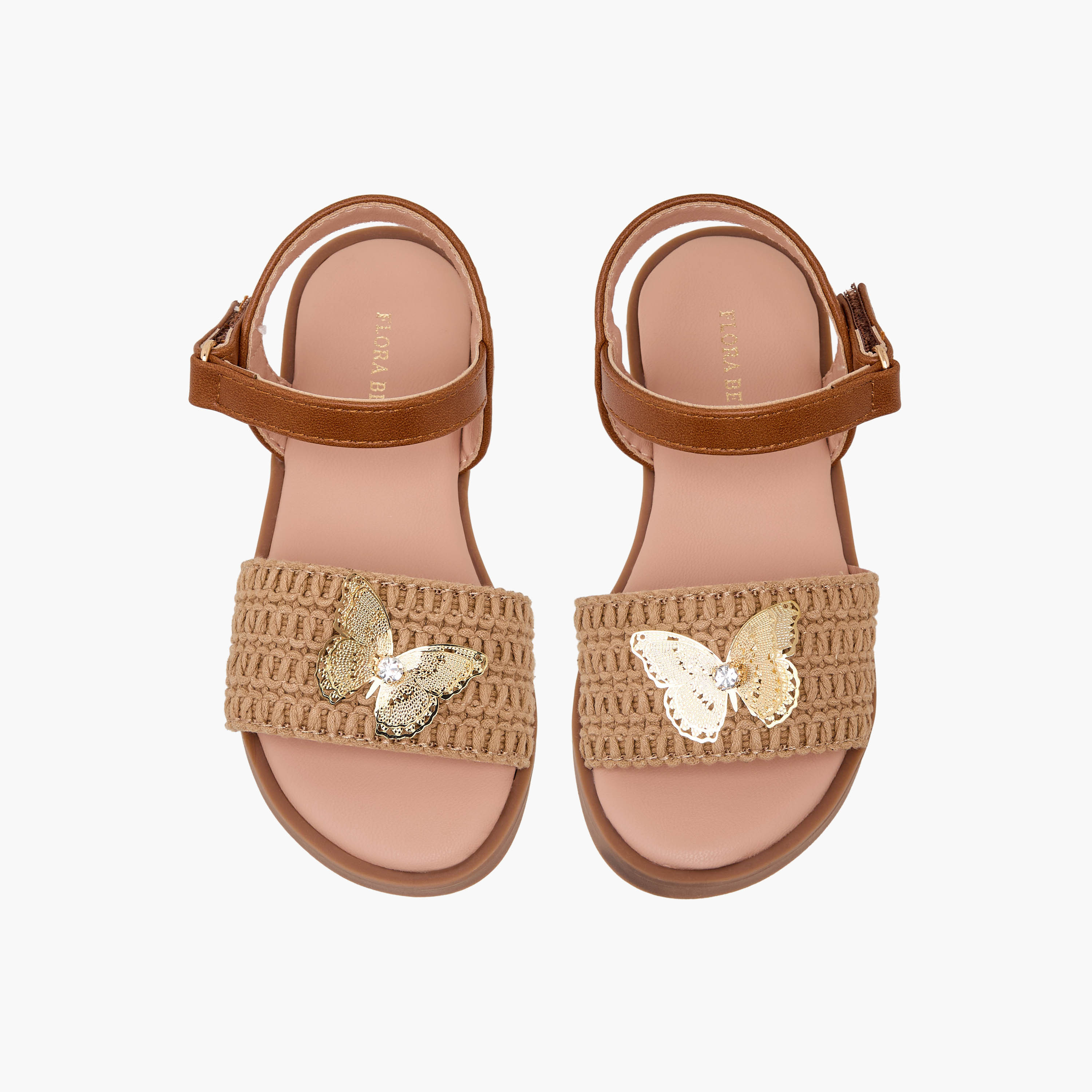 Flora Bella Girls Hook & Loop Sandals-girls-shoes-sandals-image-1