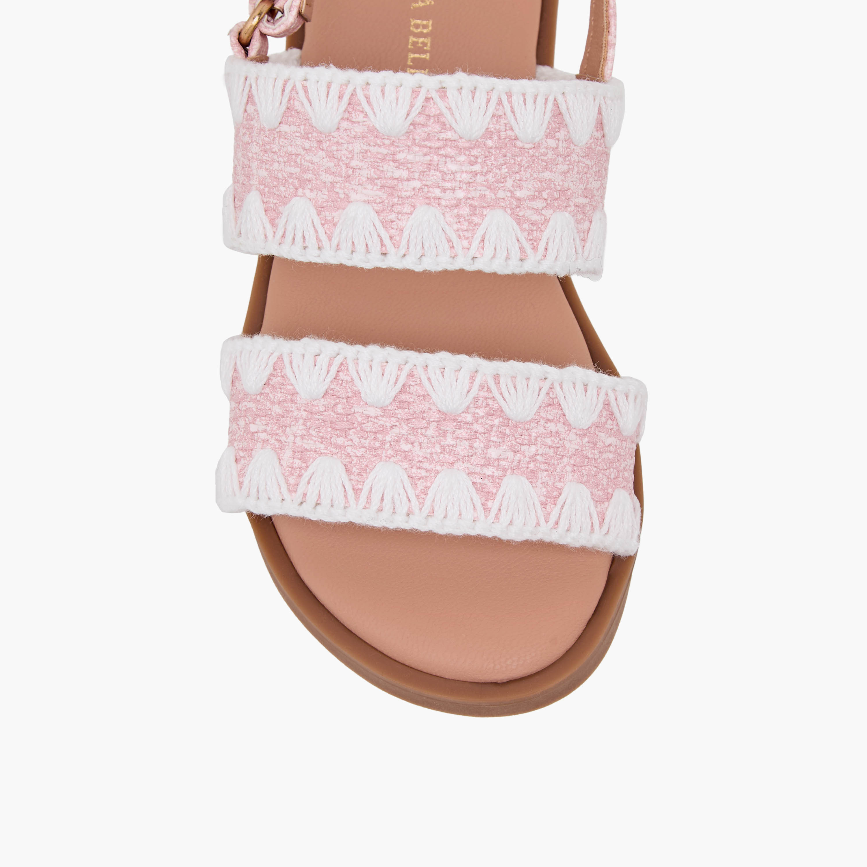 صندل بشريط إغلاق لاصق للبنات من فلورا بيلا-girls-shoes-sandals-image-7