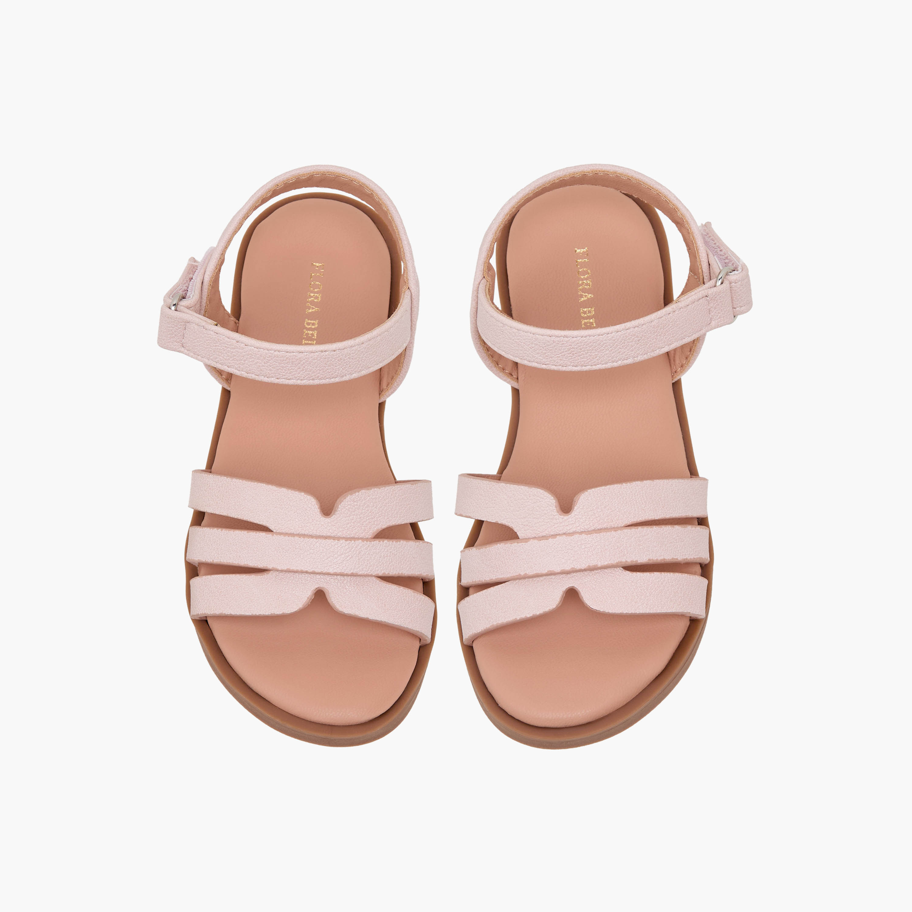 صندل بشريط إغلاق لاصق للفتيات من فلورا بيلا-girls-shoes-sandals-image-1