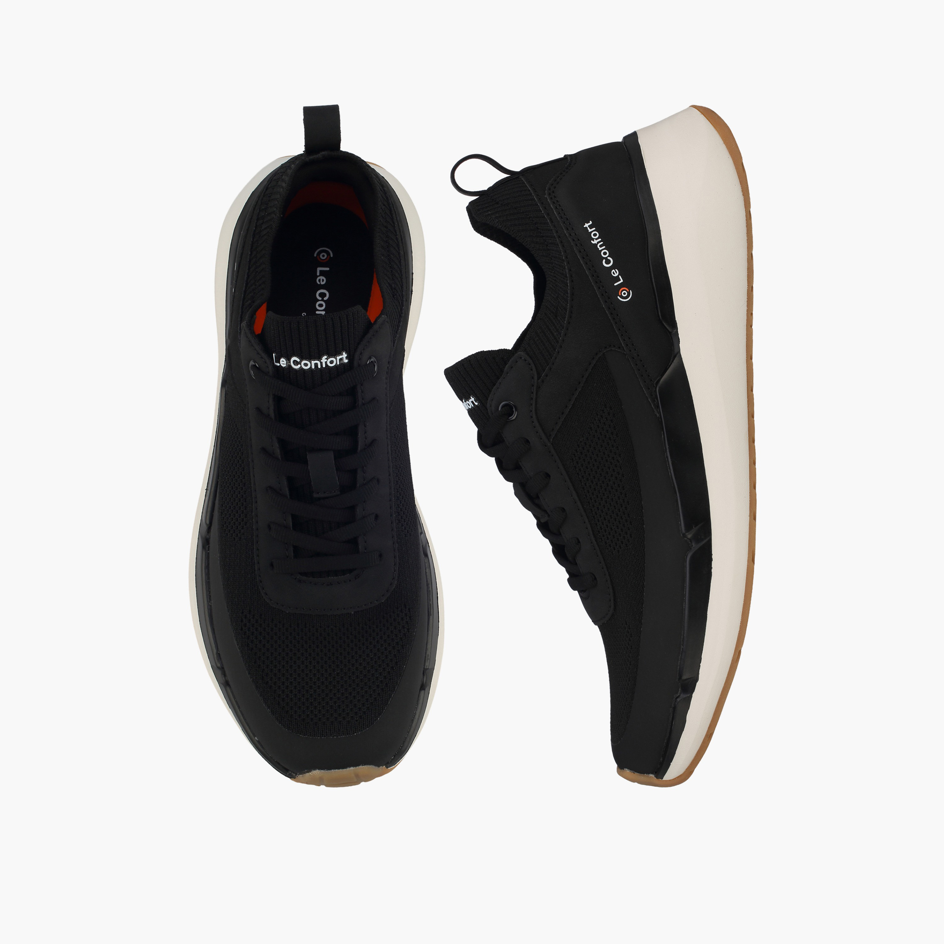 Le Confort Men Lace-Up Ankle Sneakers-men-shoes-sneakers-image-1