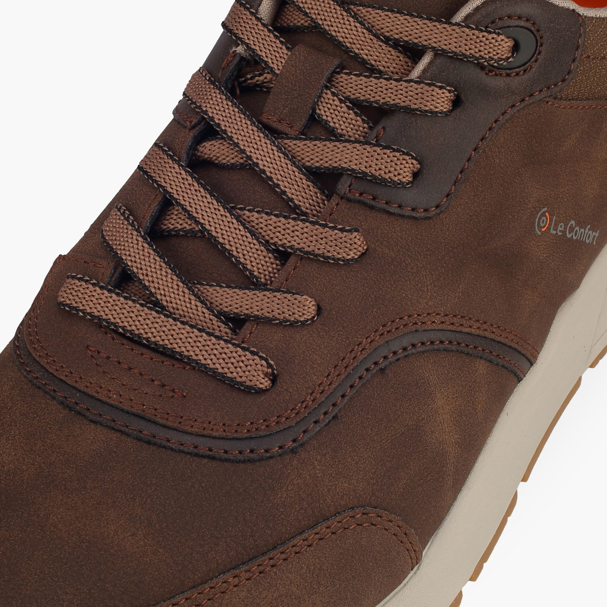Le Confort Men Lace-Up Ankle Sneakers-men-shoes-sneakers-image-4