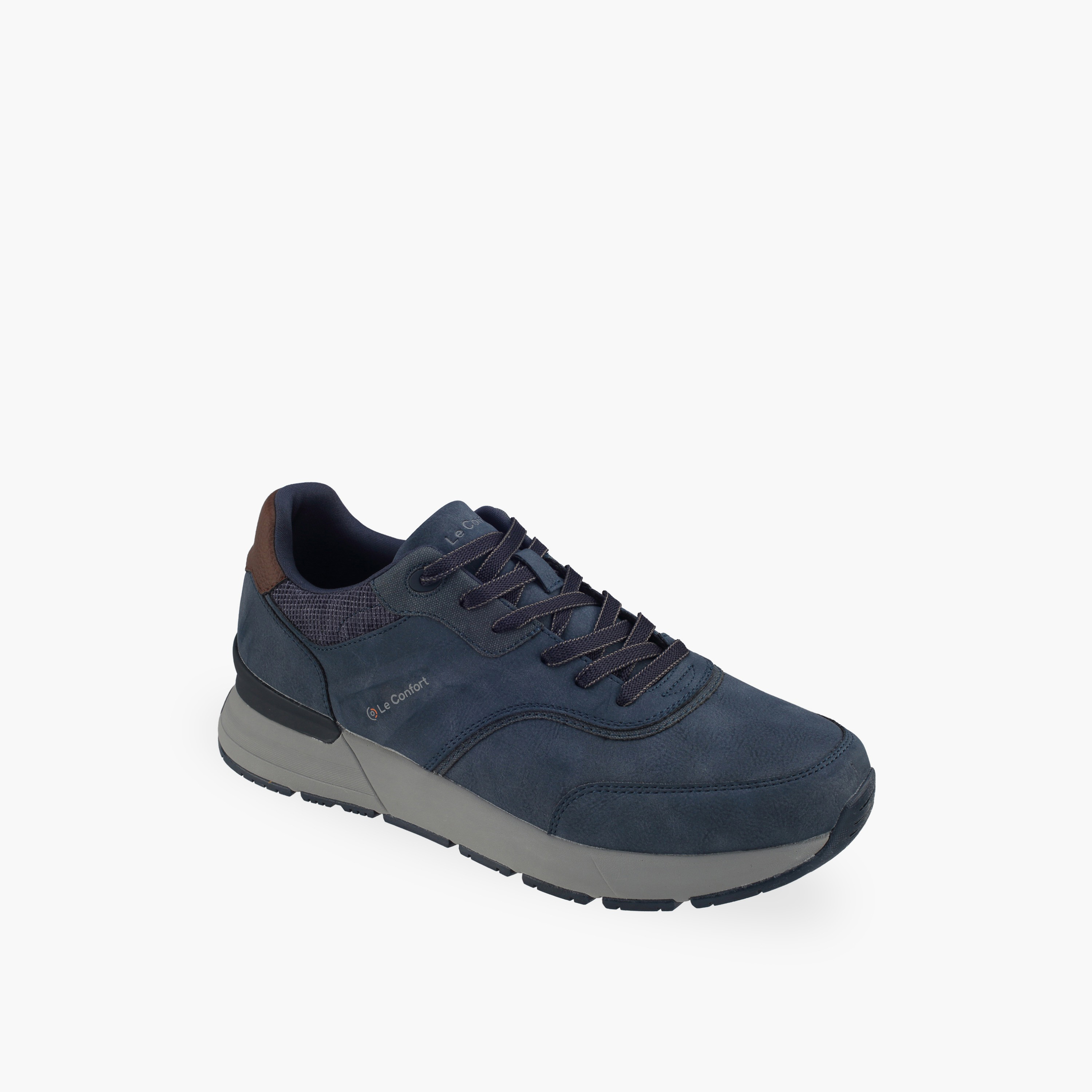 Le Confort Men Lace-Up Ankle Sneakers-men-shoes-sneakers-image-2