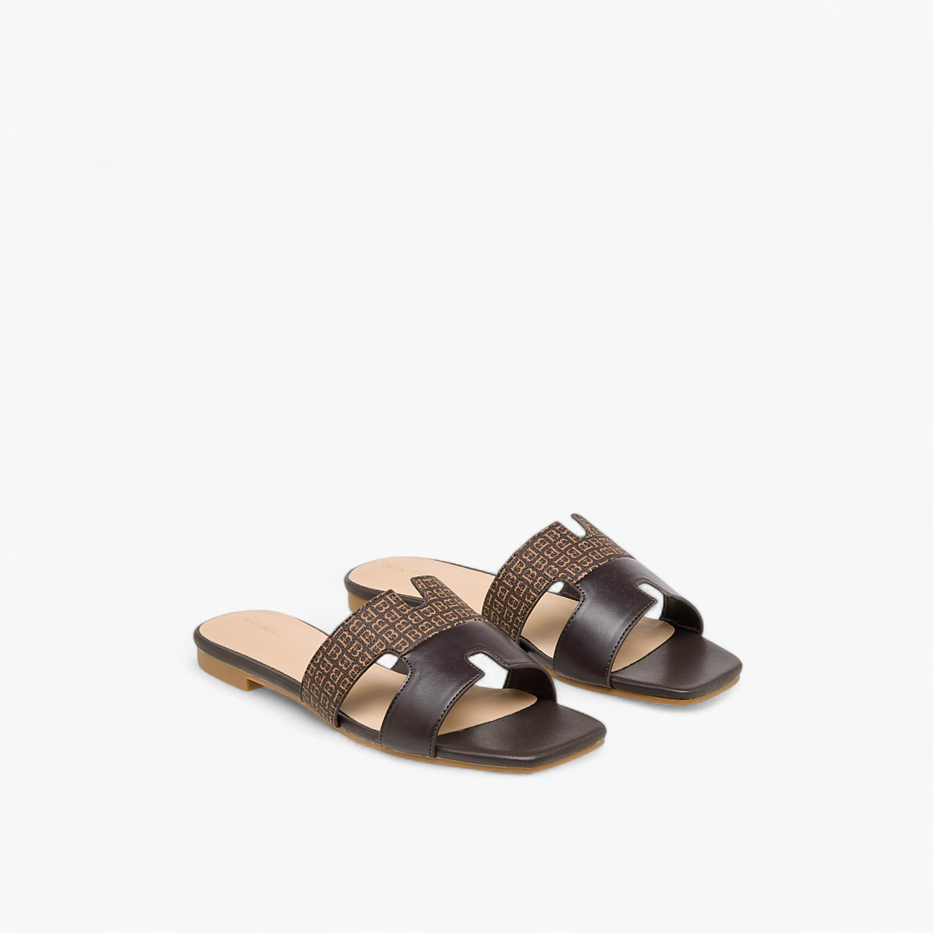 Flora Bella Women Monogram Print Sandals-women-shoes-flats-sandals-image-1
