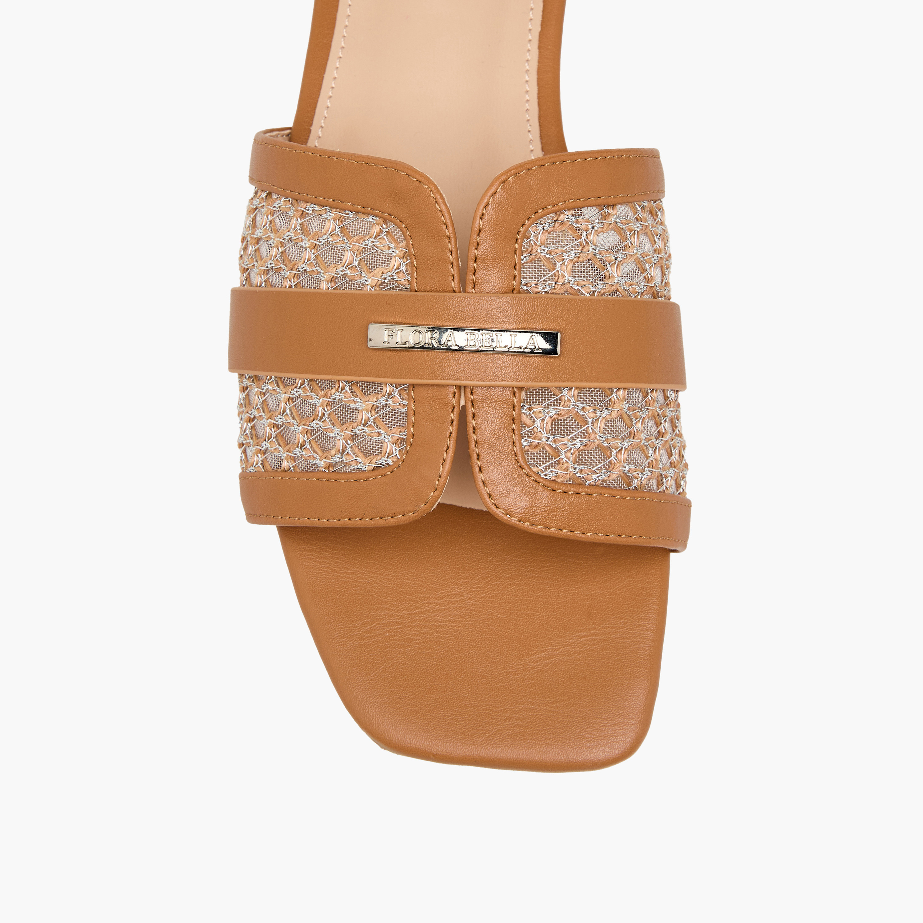 صندل بتفاصيل شبك للنساء من فلورا بيلا-women-shoes-flats-sandals-image-4