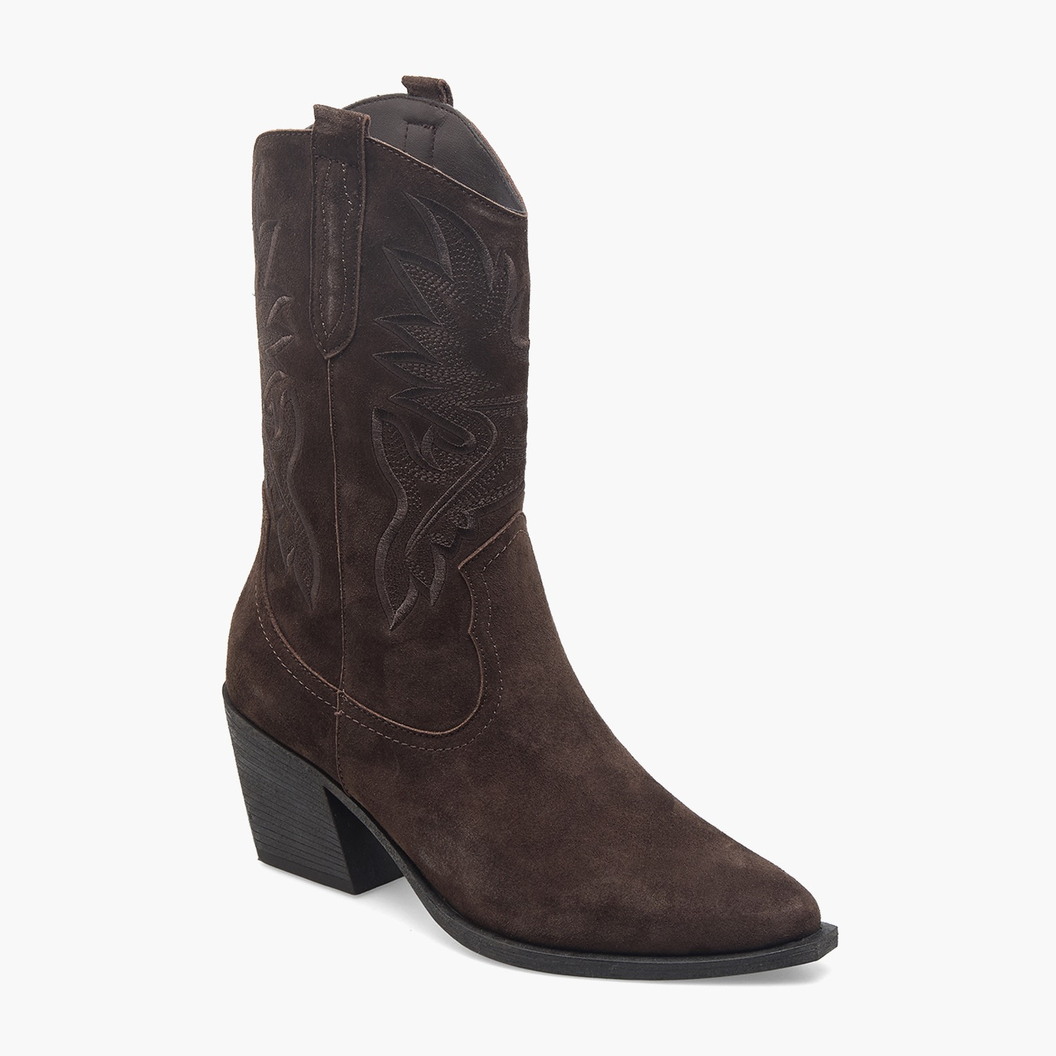 Celeste Women Floral Embroidery Leather High Shaft Boots-women-shoes-boots-image-2