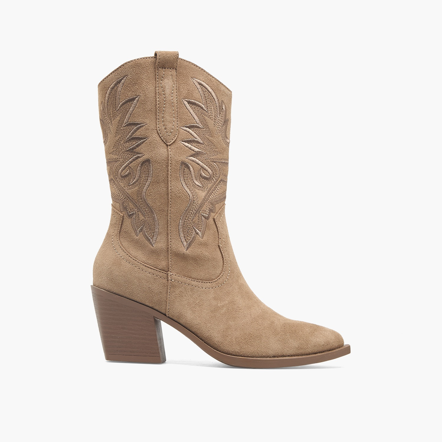 Celeste Women Floral Embroidery Leather High Shaft Boots-women-shoes-boots-image-3