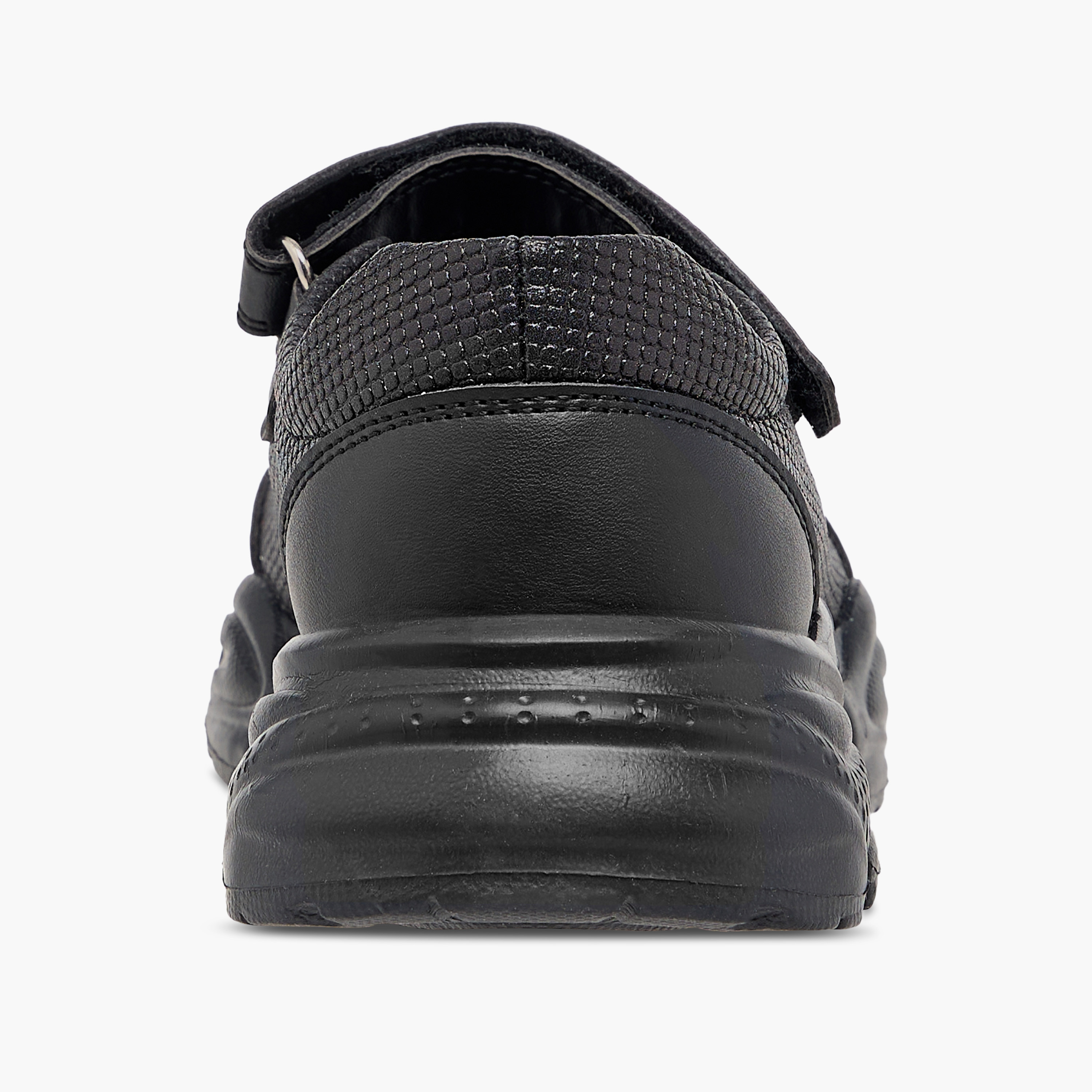 Flora Bella Textured Mary Jane School Shoes with Hook and Loop Closure-girls-shoes-maryjanes-image-5