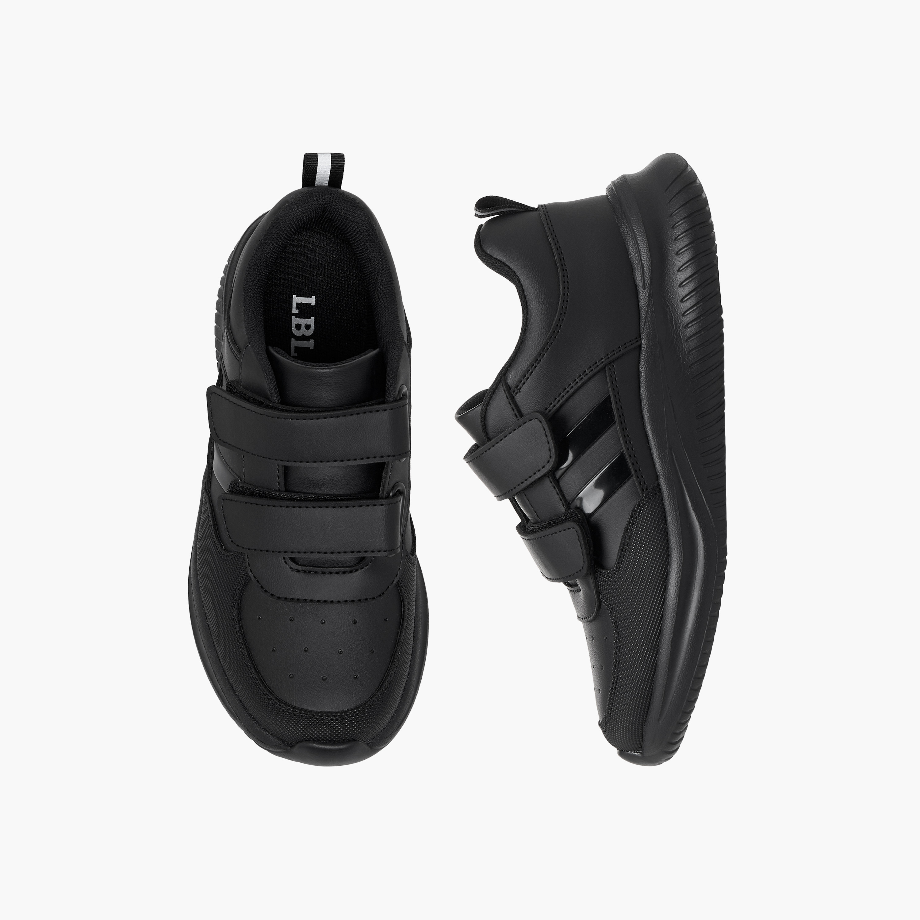 حذاء مدرسي بشريط إغلاق لاصق للأطفال من إل بي إل من شو إكسبرس-girls-shoes-sneakers-image-1