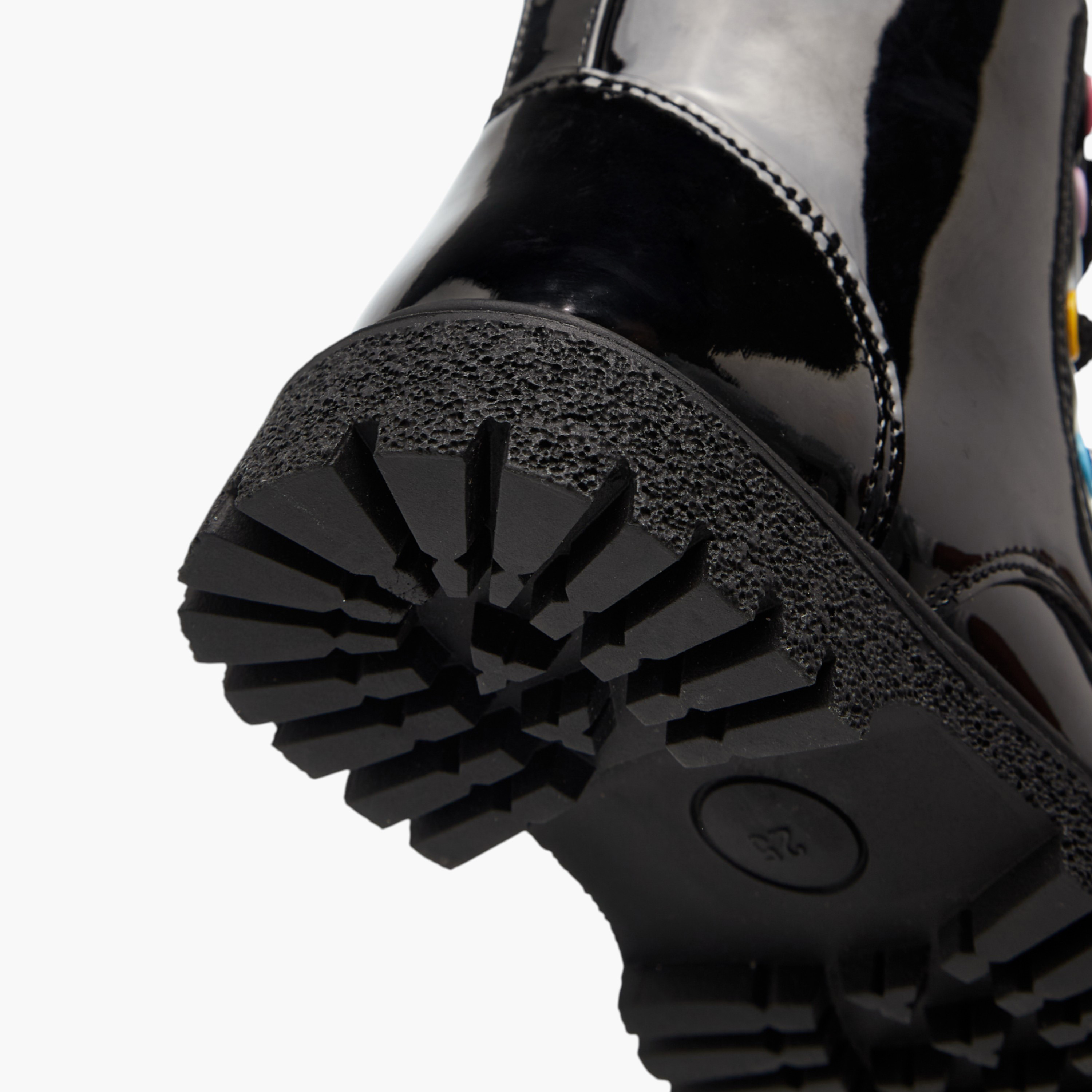 Flora Bella Panelled Boots with Zip Closure-girls-shoes-boots-image-5