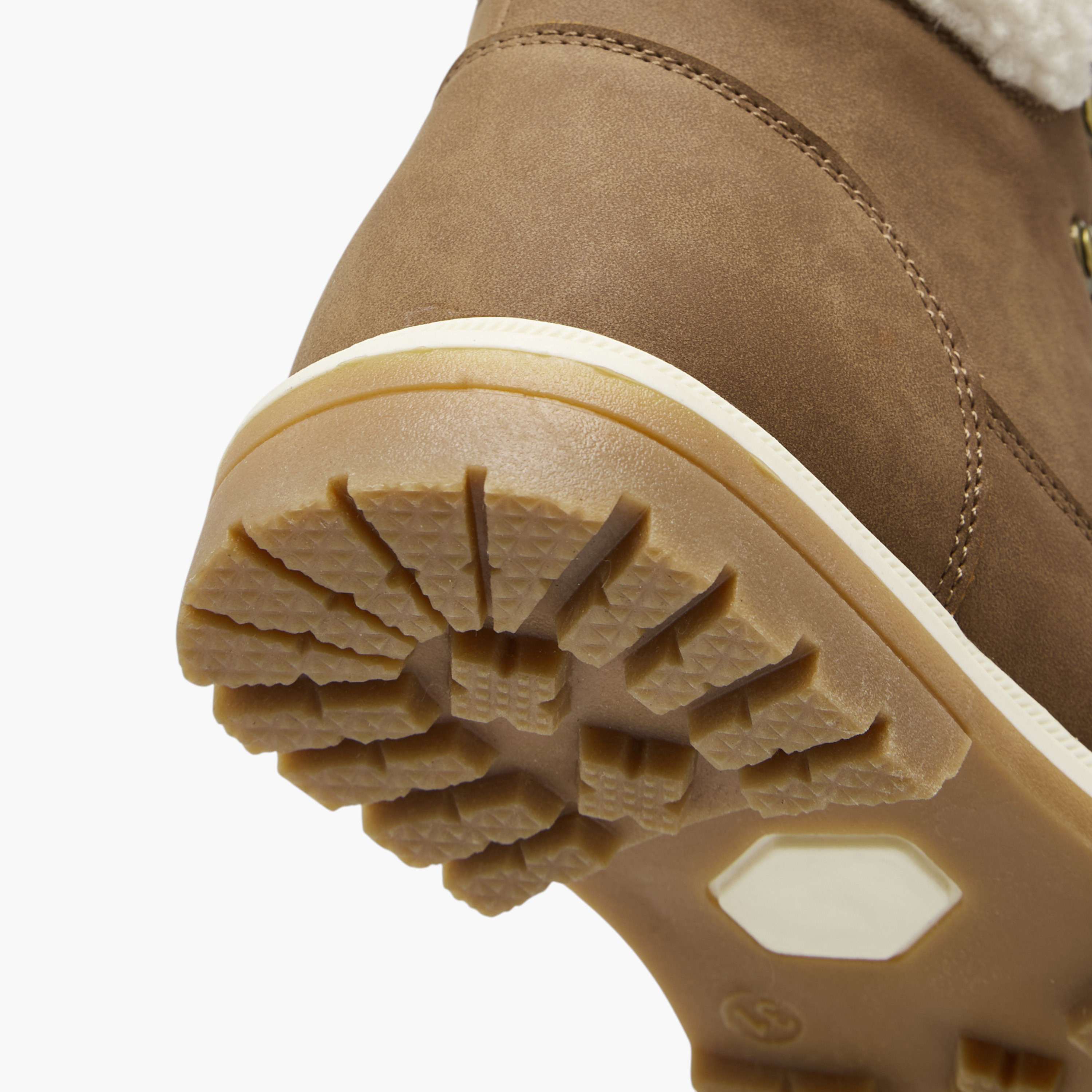 LBL by Shoexpress Solid Faux Fur Trim Boots with Zip Closure-boys-shoes-boots-image-5