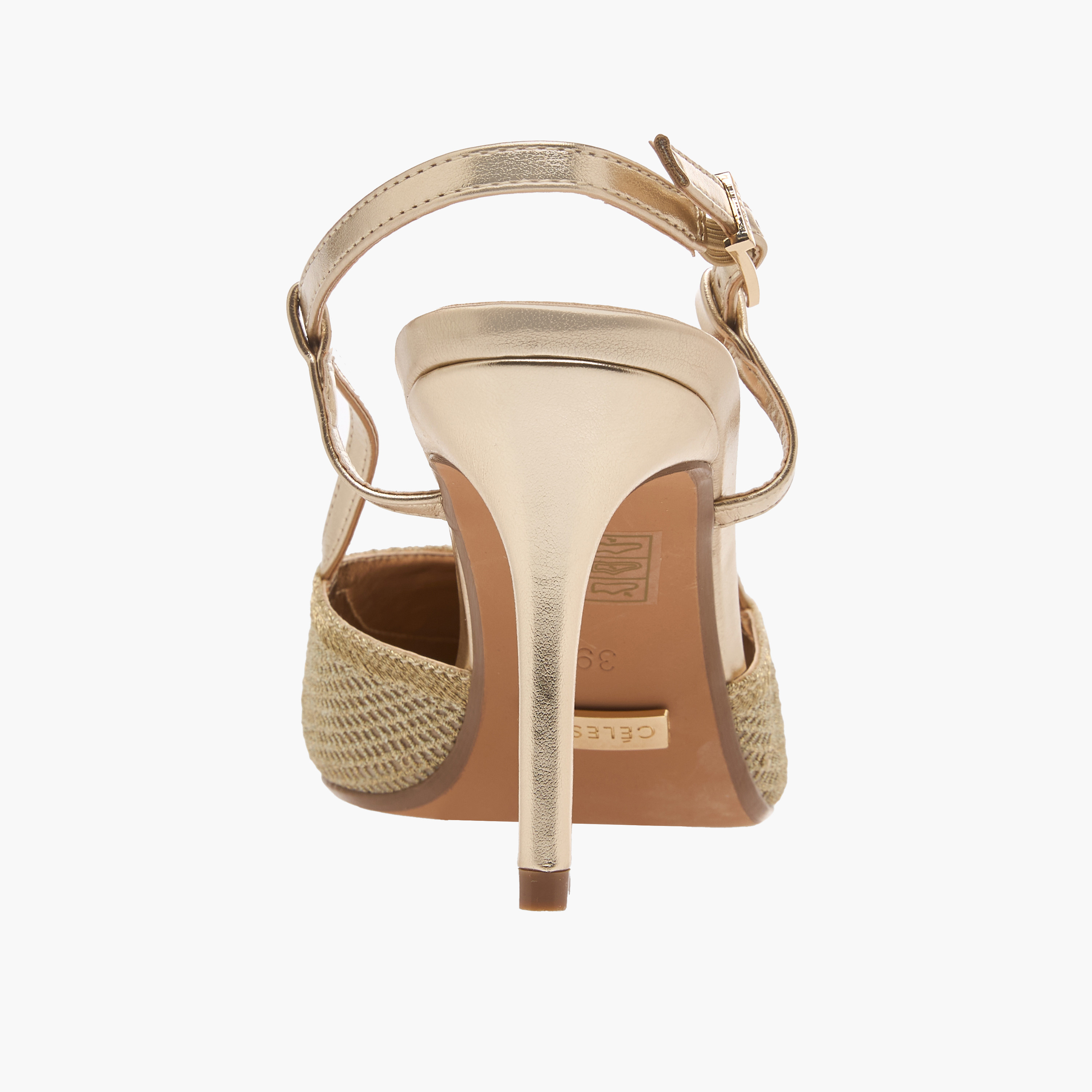 Women Celeste Textured Stiletto Slingback Heels-women-shoes-heels-image-5