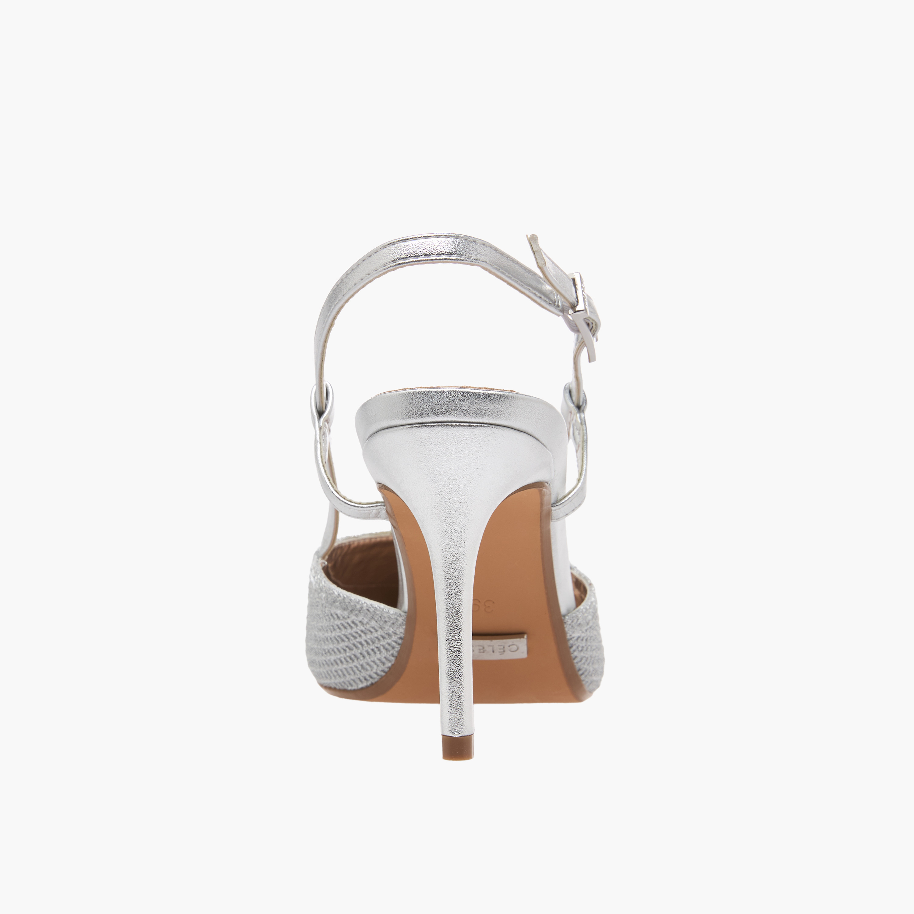 Women Celeste Textured Stiletto Slingback Heels-women-shoes-heels-image-5
