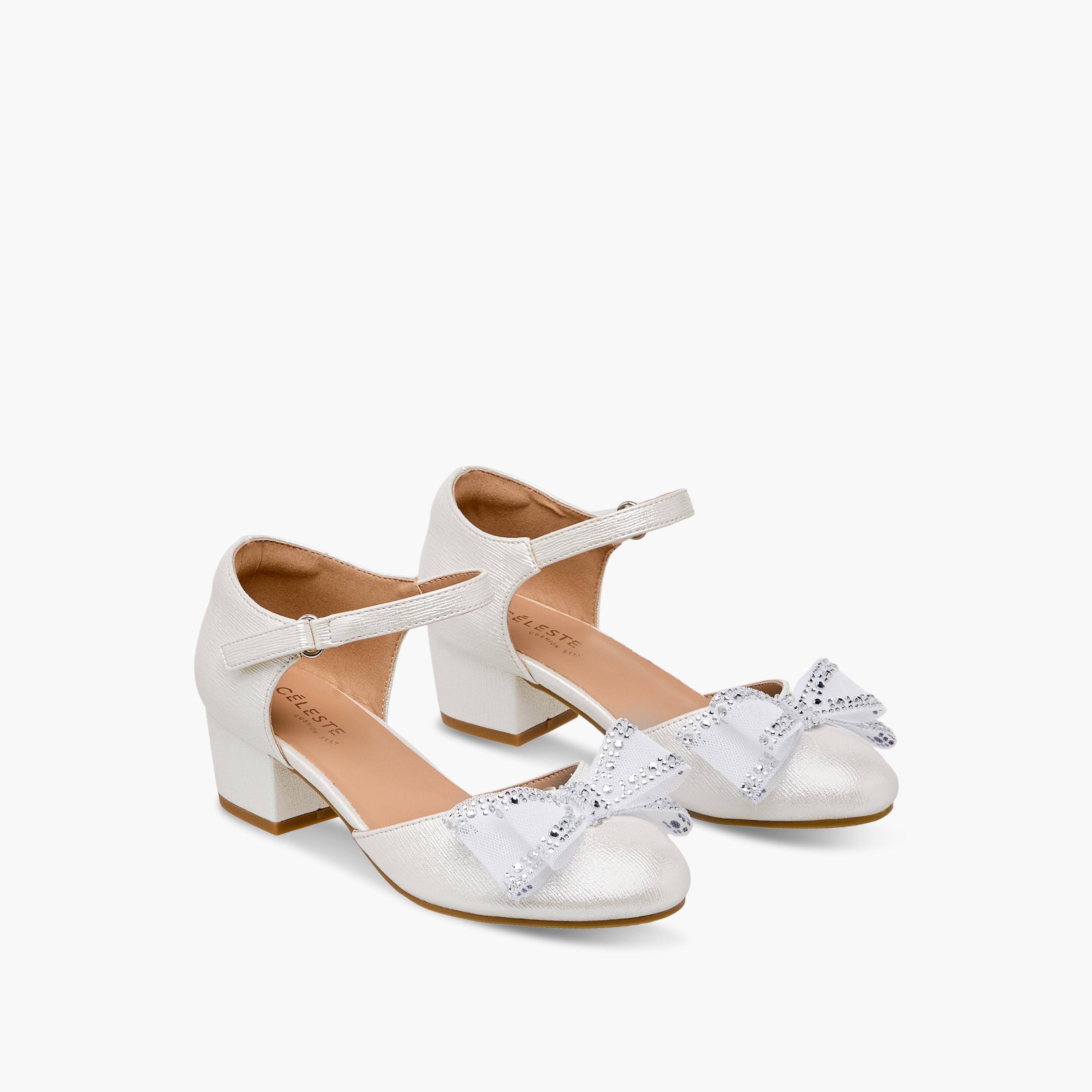 Celeste Girls Block Heel Sandals-girls-shoes-sandals-image-1