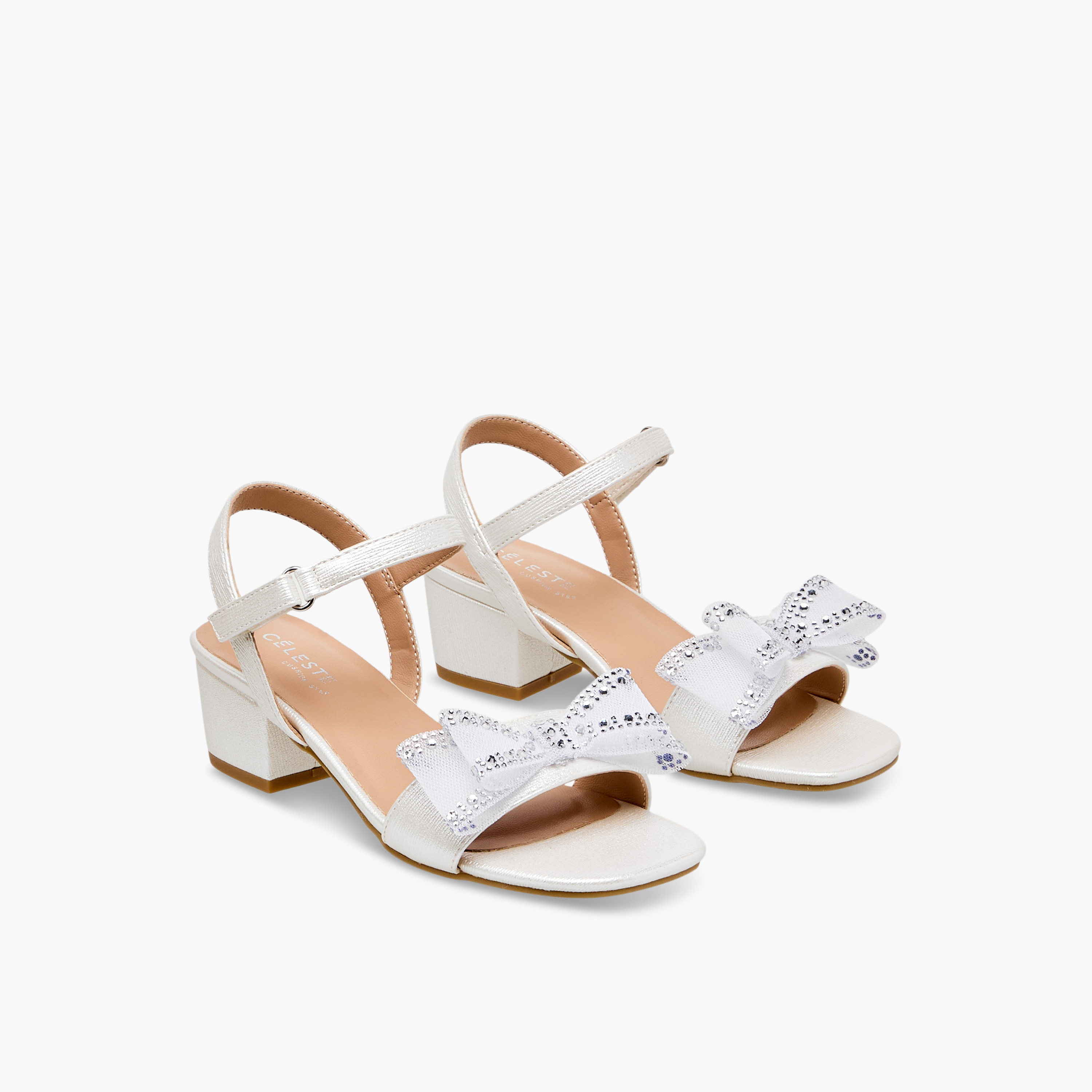 صندل مزين بفيونكة للبنات من سيليست-girls-shoes-sandals-image-1
