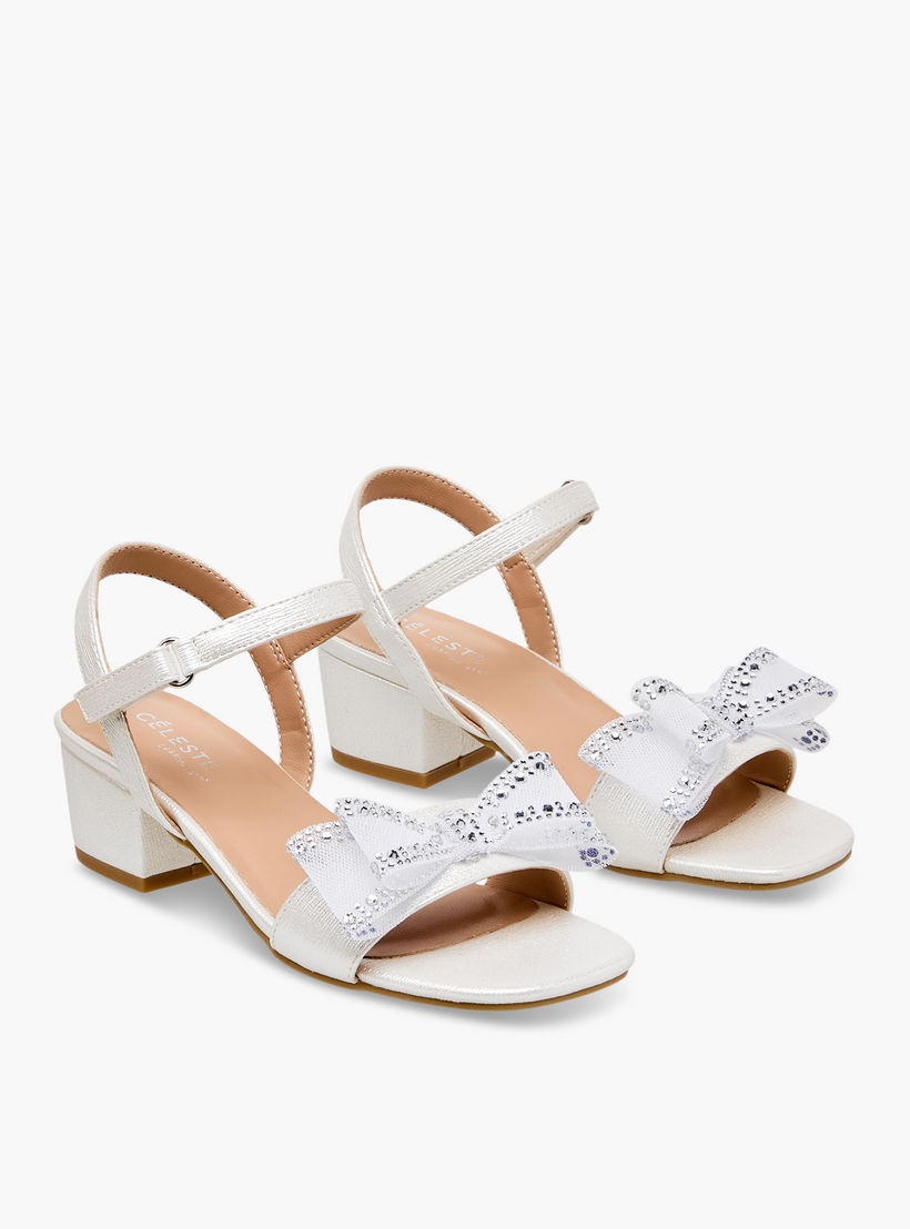 صندل مزين بفيونكة للبنات من سيليست-girls-shoes-sandals-image-1