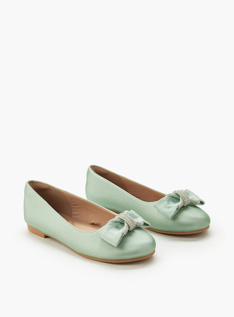 حذاء باليرينا بزينة فيونكة للبنات من سيليست-girls-shoes-ballerinas-image-1