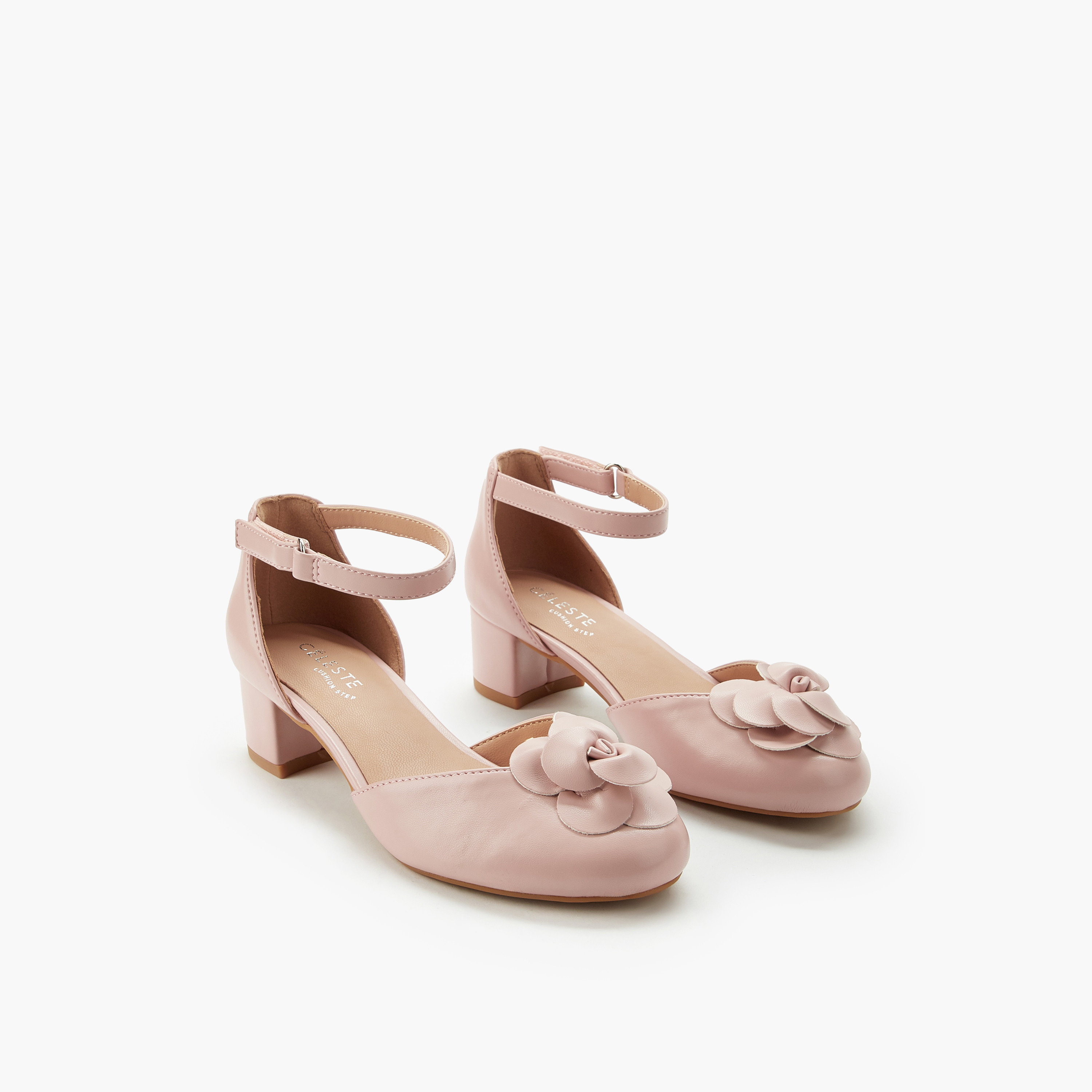 صندل بكعب سميك للبنات من سيليست-girls-shoes-sandals-image-1