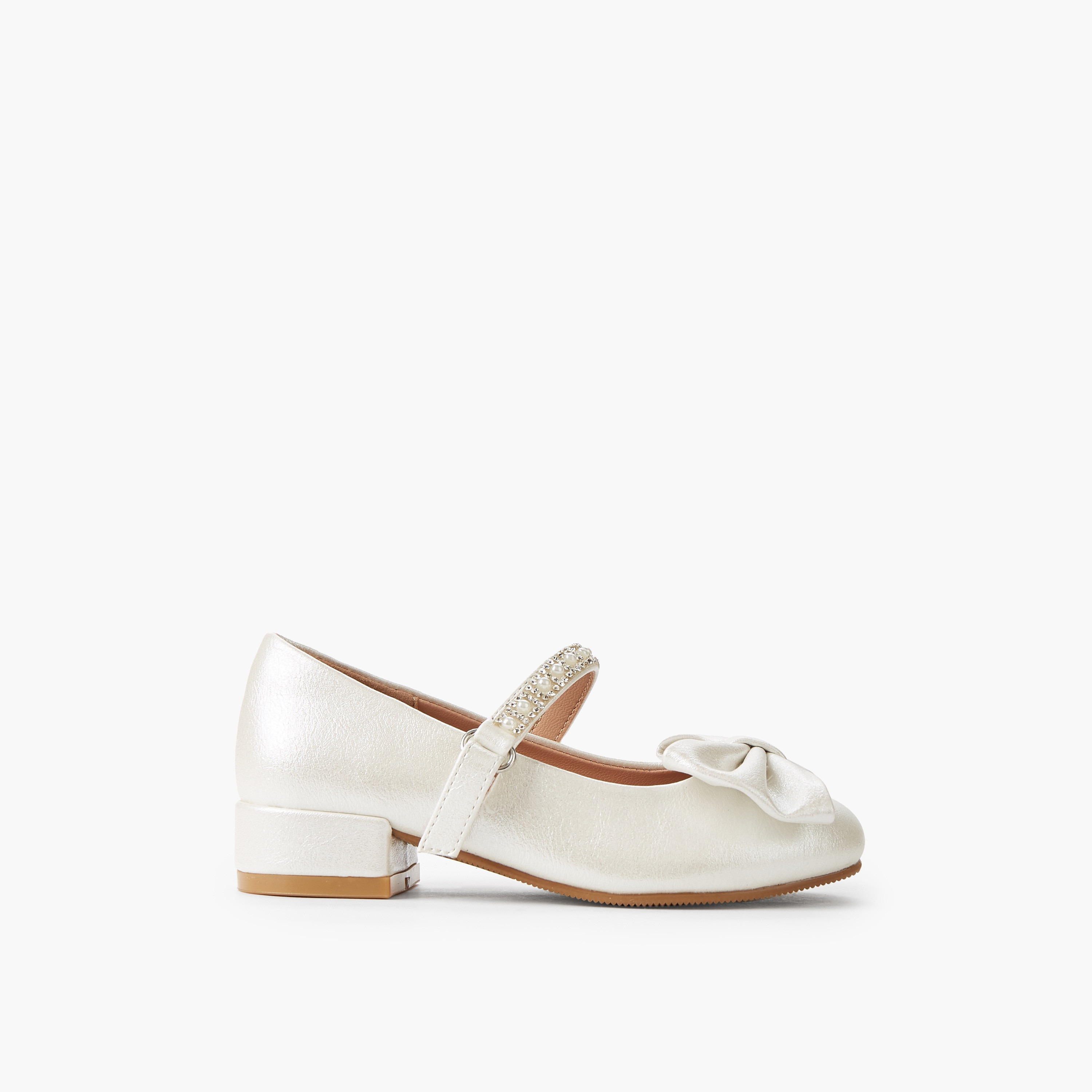 حذاء ماري جين مزين بفيونكة للبنات من سيليست-girls-shoes-maryjanes-image-3