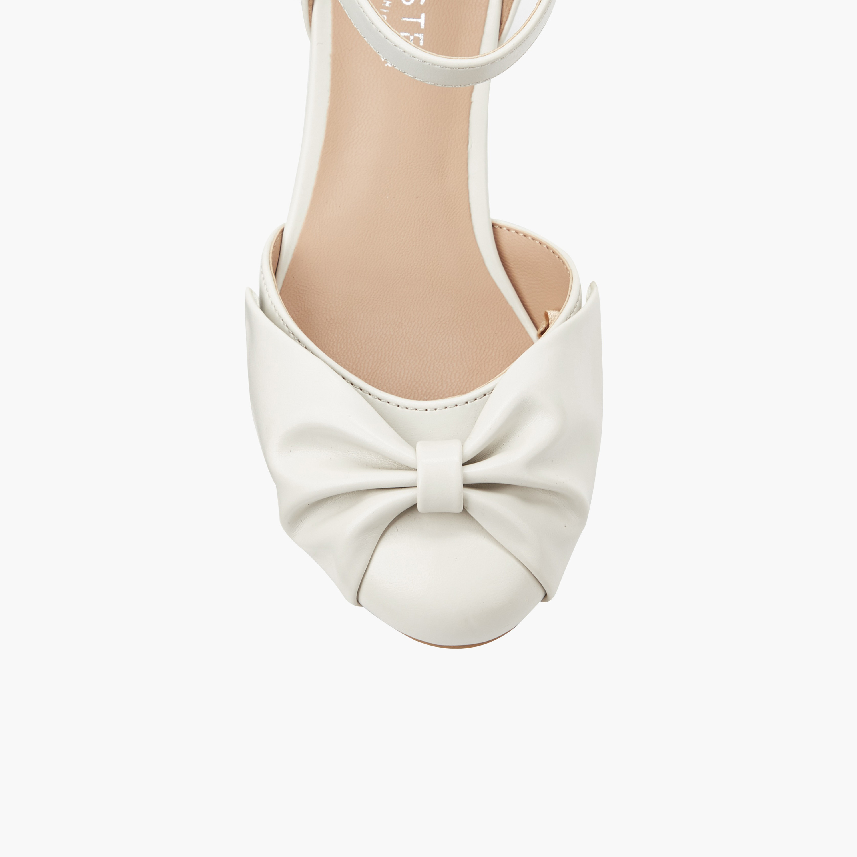 حذاء بكعب عريض وتفاصيل فيونكة ملتوية للبنات من سيليست-girls-shoes-sandals-image-5