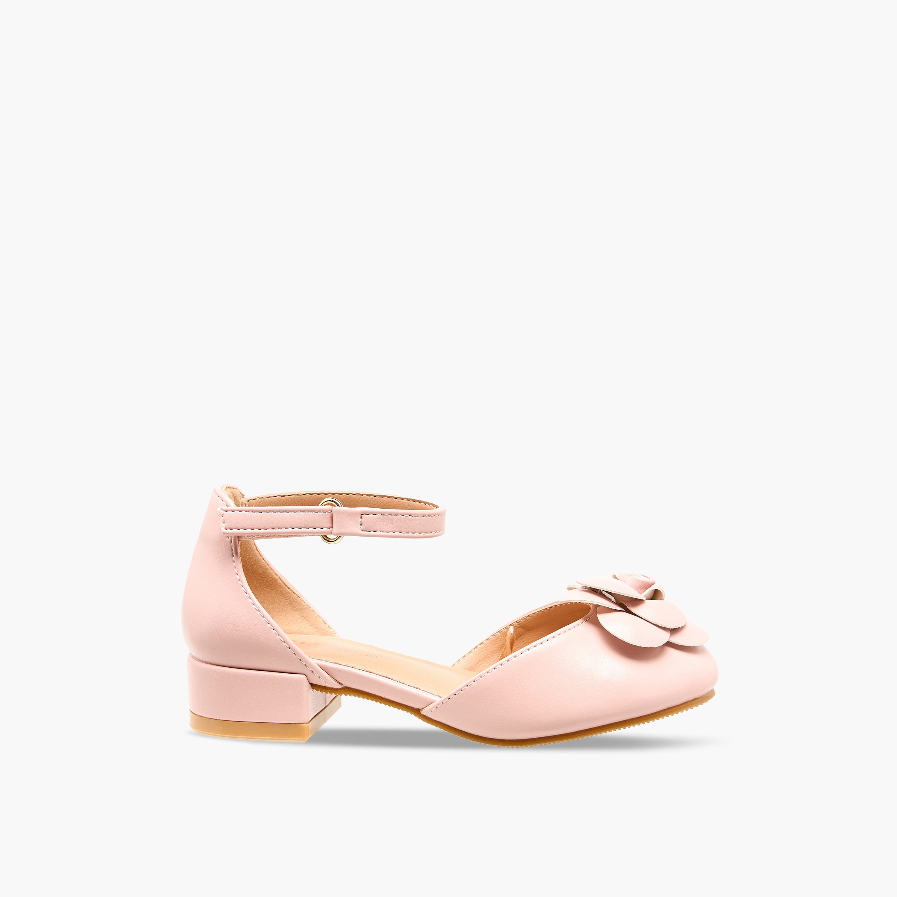 حذاء بحزام على الكاحل وكعب سميك للبنات من سيليست-girls-shoes-sandals-image-3