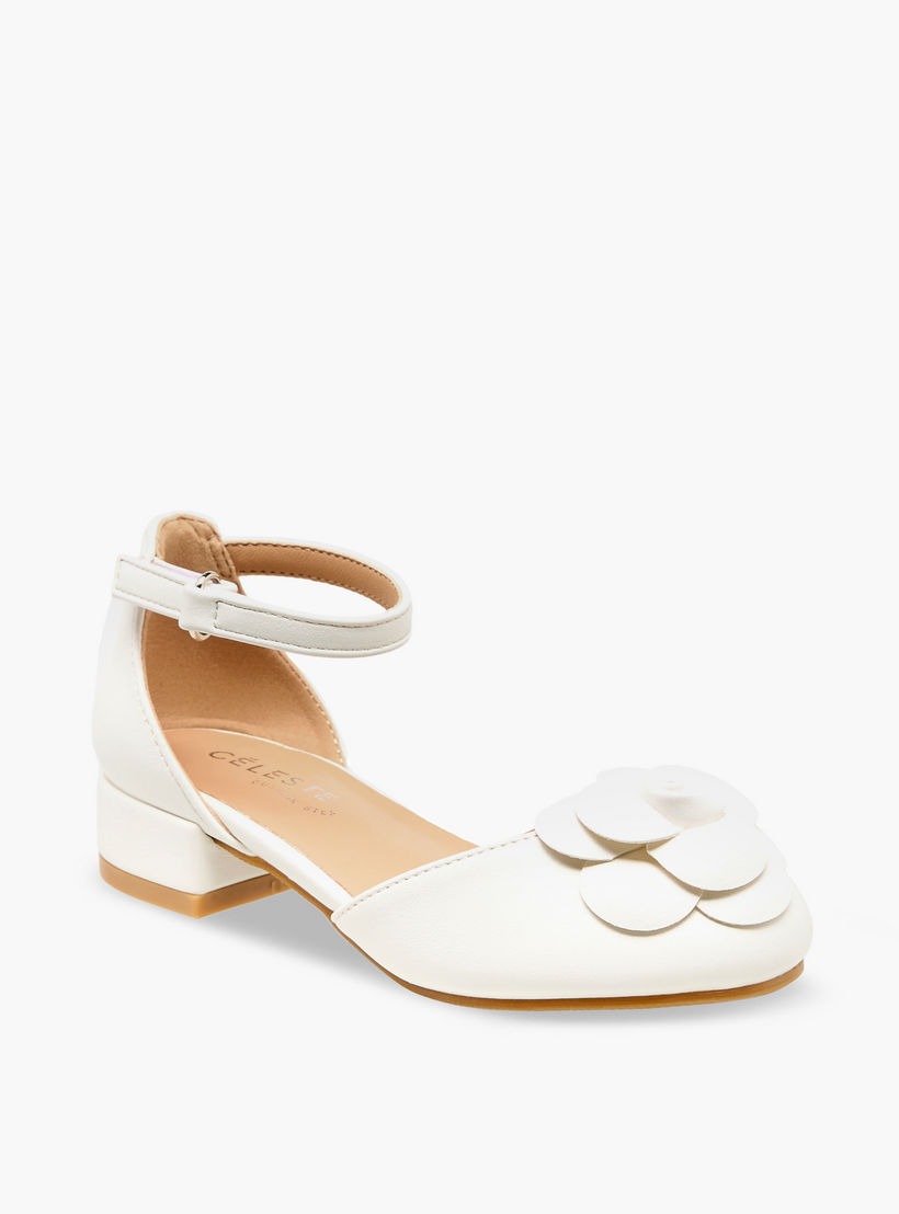 حذاء بحزام على الكاحل وكعب سميك للبنات من سيليست-girls-shoes-sandals-image-2