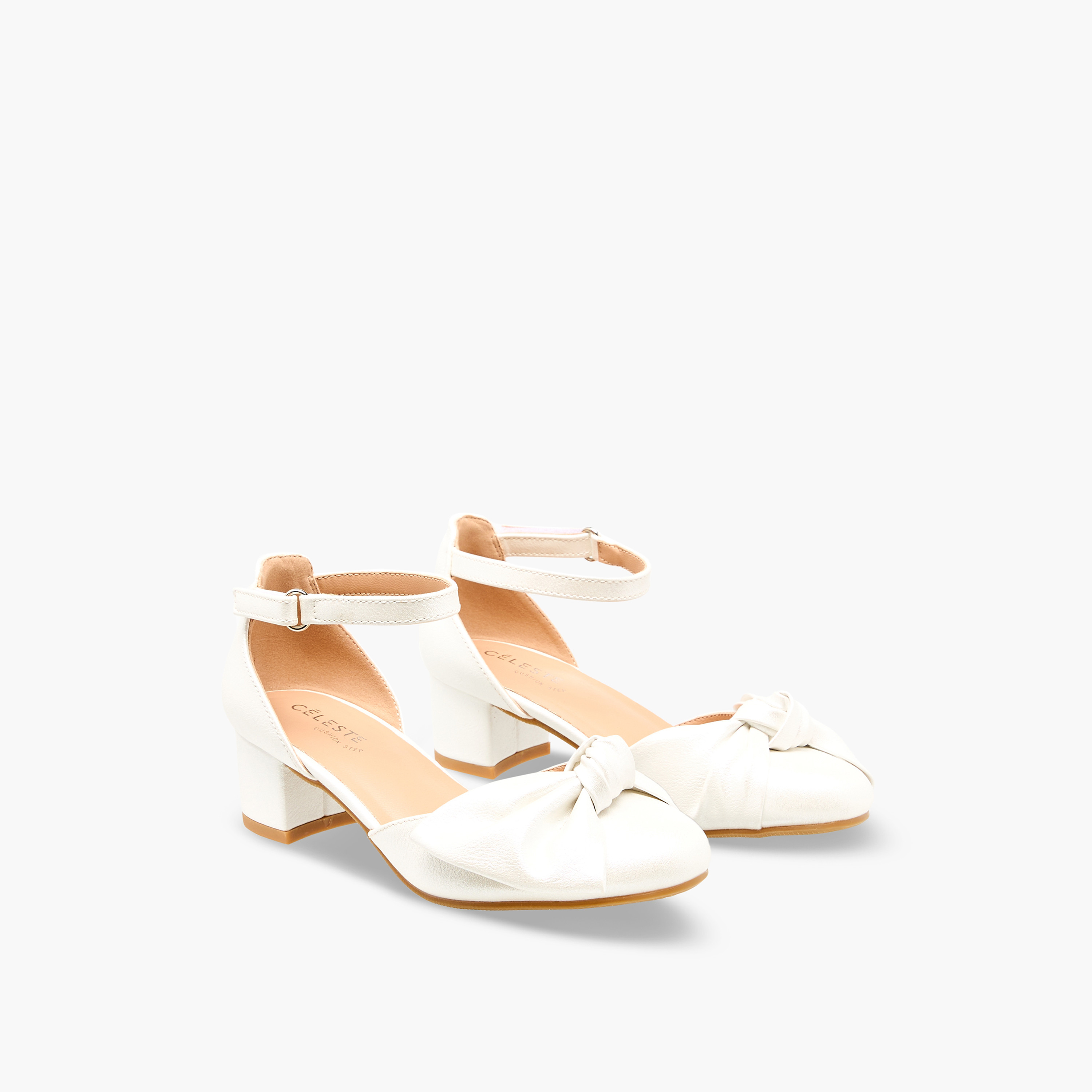 حذاء بحزام على الكاحل وكعب سميك للبنات من سيليست-girls-shoes-sandals-image-1