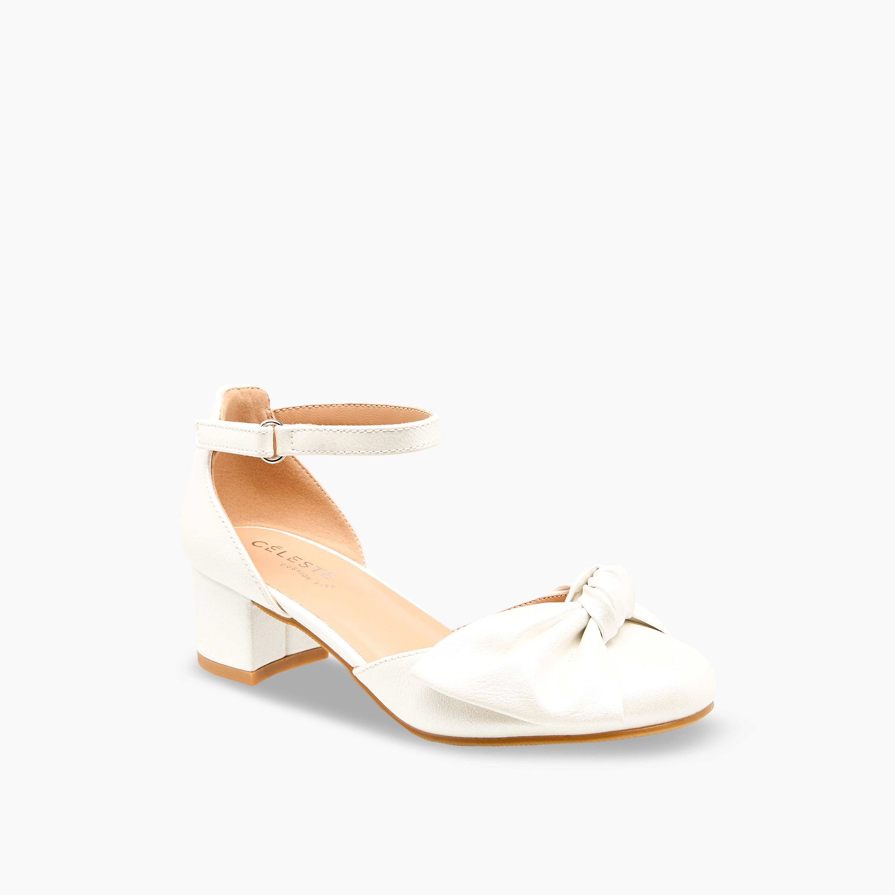حذاء بحزام على الكاحل وكعب سميك للبنات من سيليست-girls-shoes-sandals-image-2