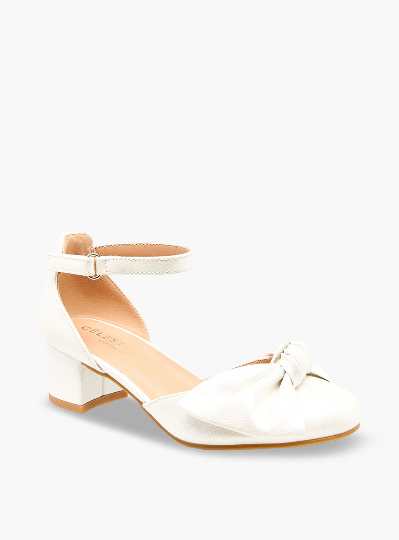 حذاء بحزام على الكاحل وكعب سميك للبنات من سيليست-girls-shoes-sandals-image-2