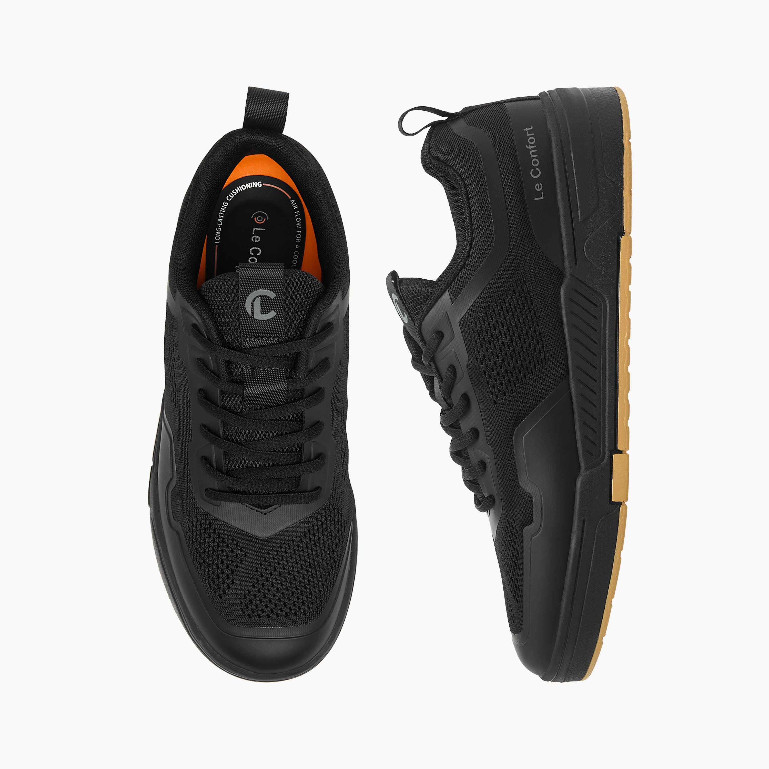 Le Confort Men Lace-Up Ankle Sneakers-men-shoes-sneakers-image-1
