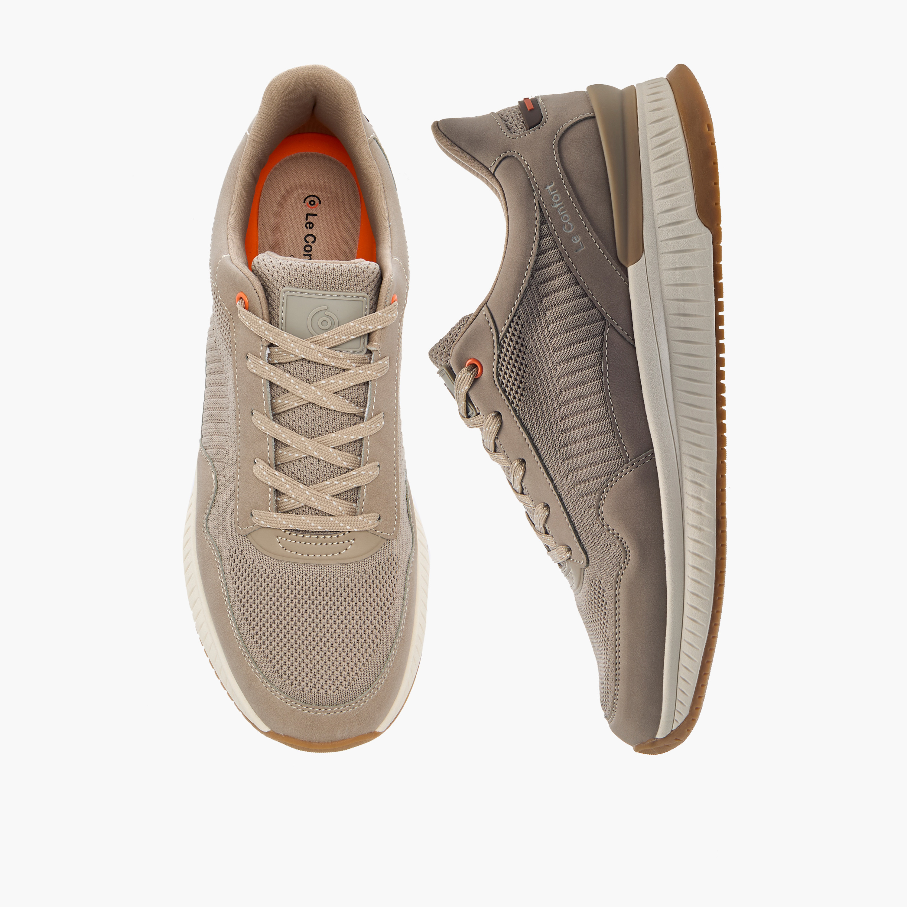 حذاء سنيكرز طول الكاحل برباط إغلاق للرجال من لو كونفورت-men-shoes-sneakers-image-1