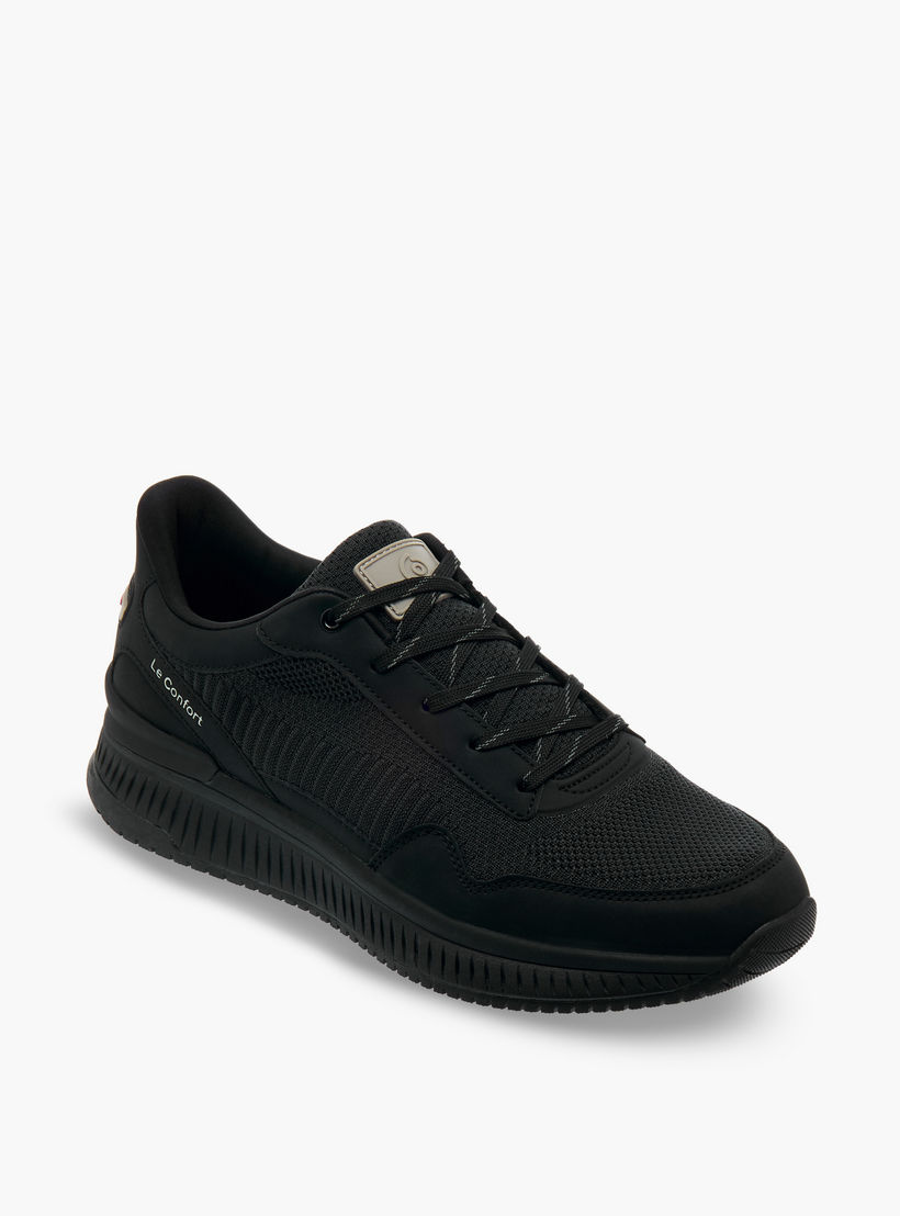 حذاء سنيكرز طول الكاحل برباط إغلاق للرجال من لو كونفورت-men-shoes-sneakers-image-3