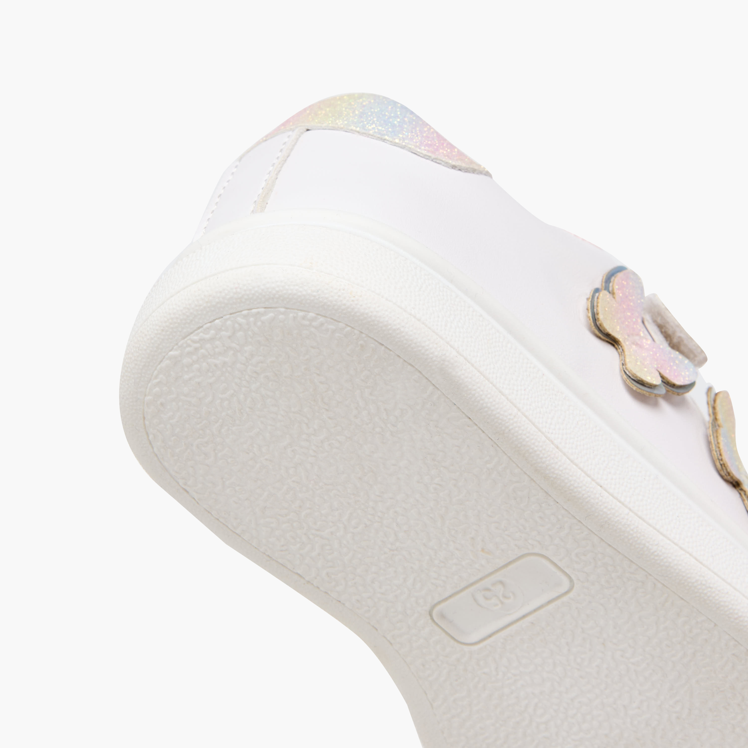 حذاء سنيكرز للكاحل بشريط لاصق للبنات من فلورا بيلا-girls-shoes-sneakers-image-1