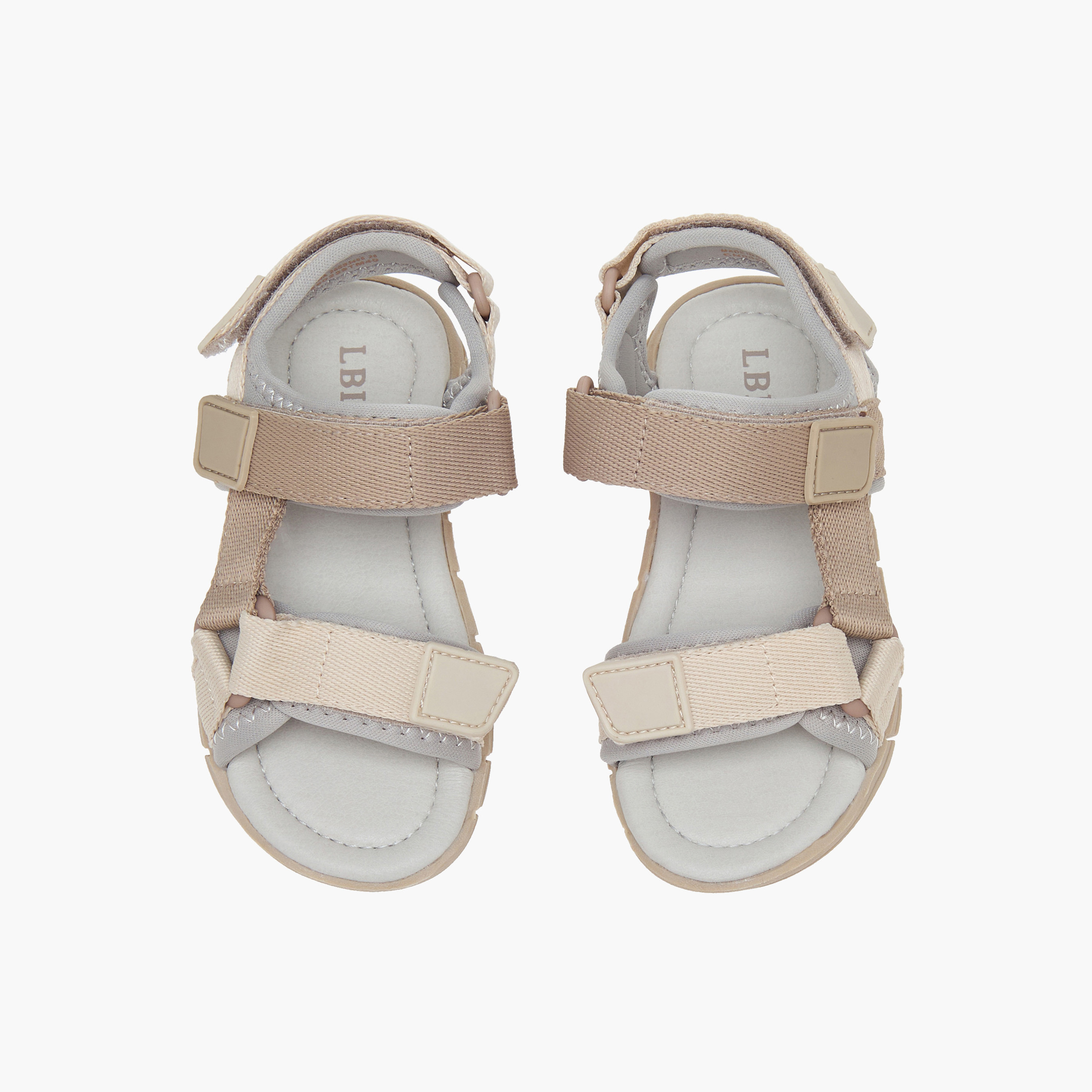 صندل قوالب ملونة بشريط إغلاق لاصق من إل بي إل من شو إكسبريس-boys-shoes-sandals-image-1
