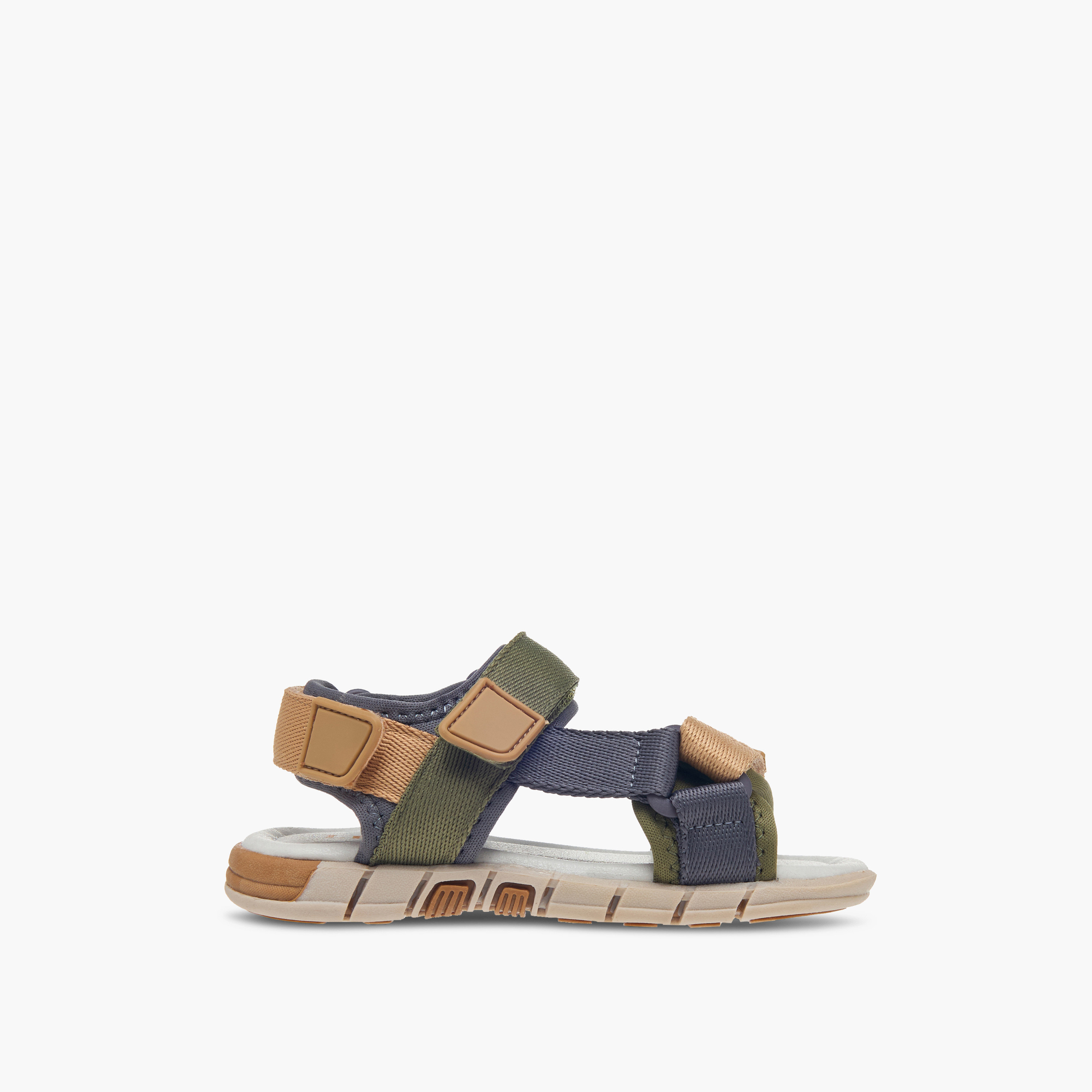 صندل قوالب ملونة بشريط إغلاق لاصق من إل بي إل من شو إكسبريس-boys-shoes-sandals-image-2