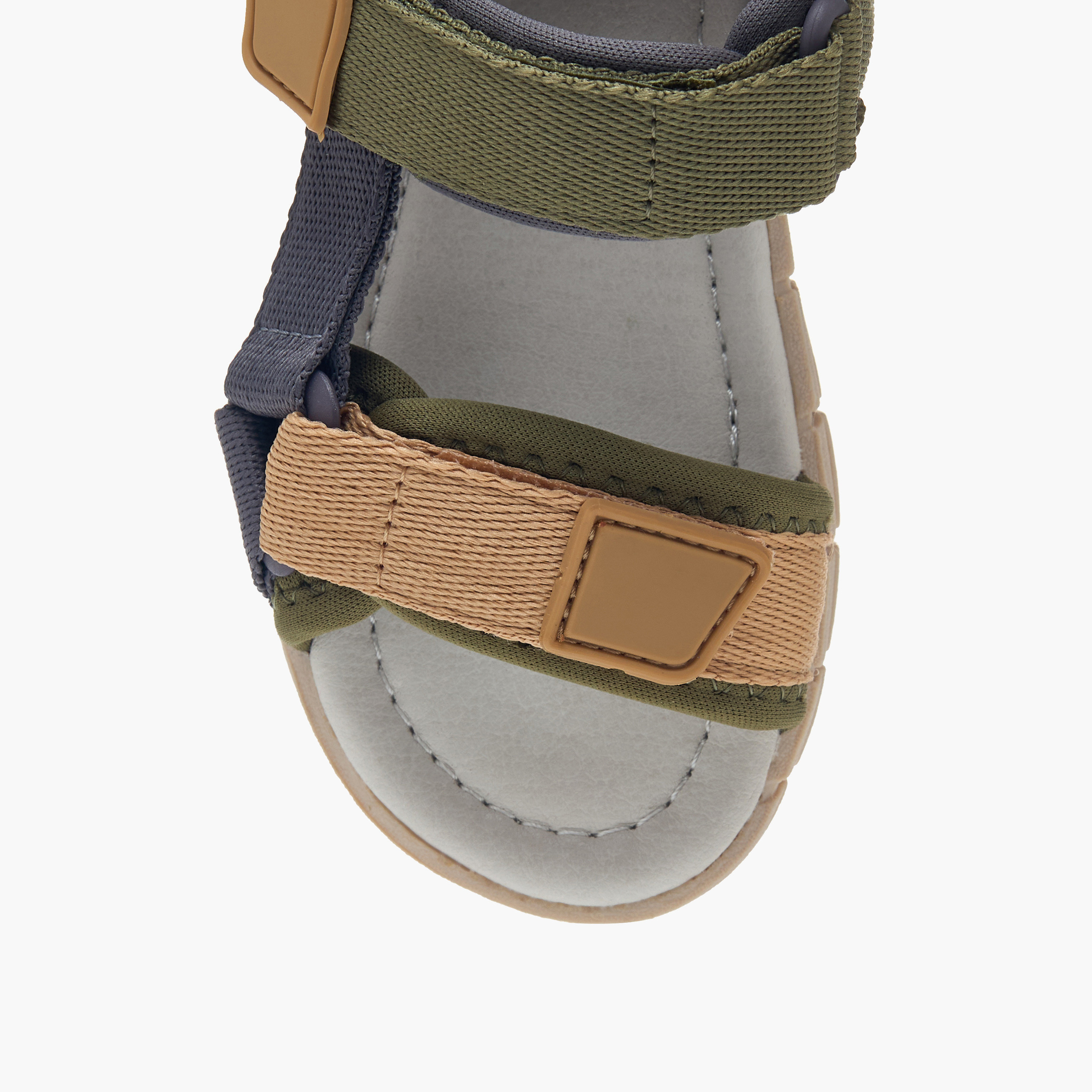 صندل قوالب ملونة بشريط إغلاق لاصق من إل بي إل من شو إكسبريس-boys-shoes-sandals-image-3