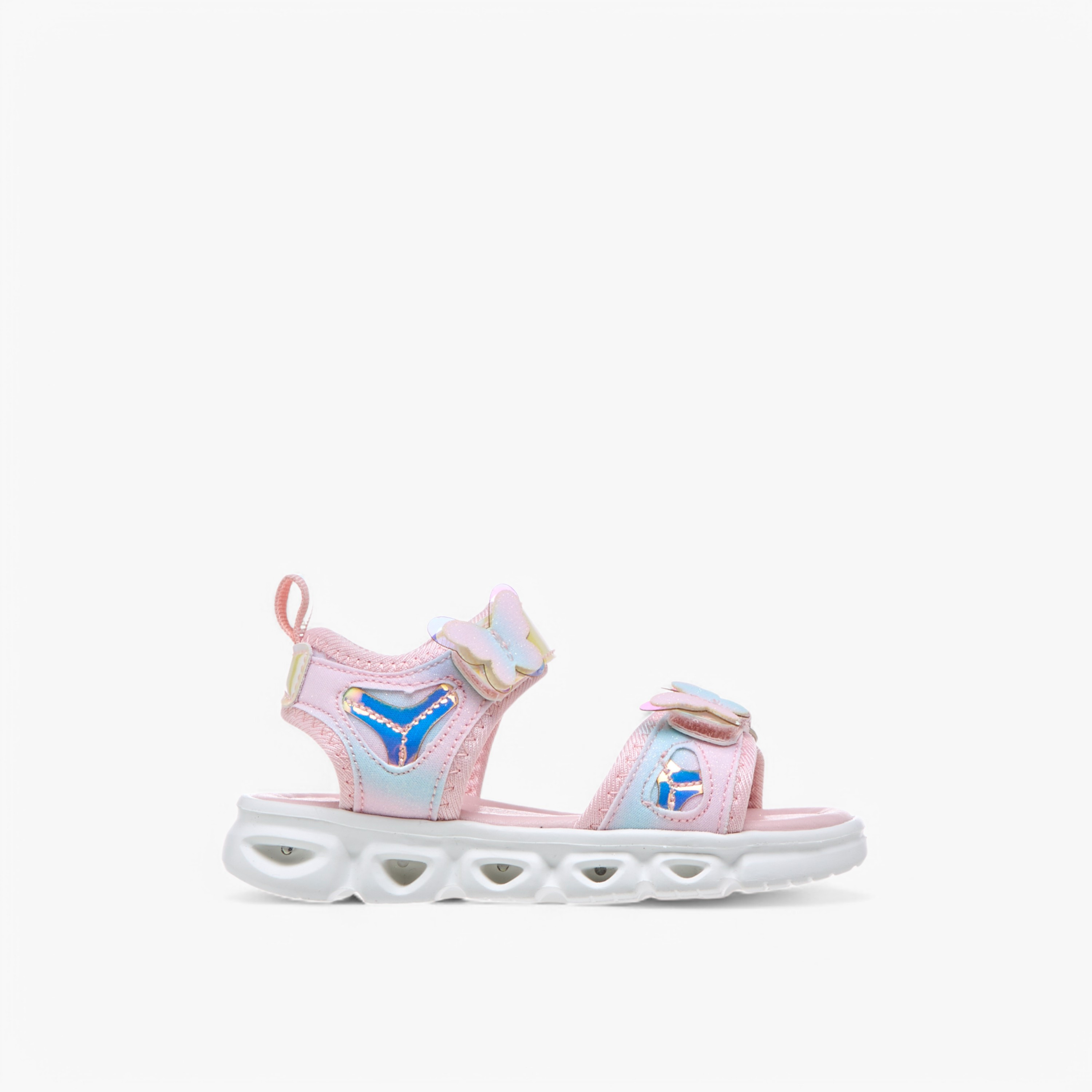 Flora Bella Butterfly Accent Floaters with Hook and Loop Closure-girls-shoes-sandals-image-2