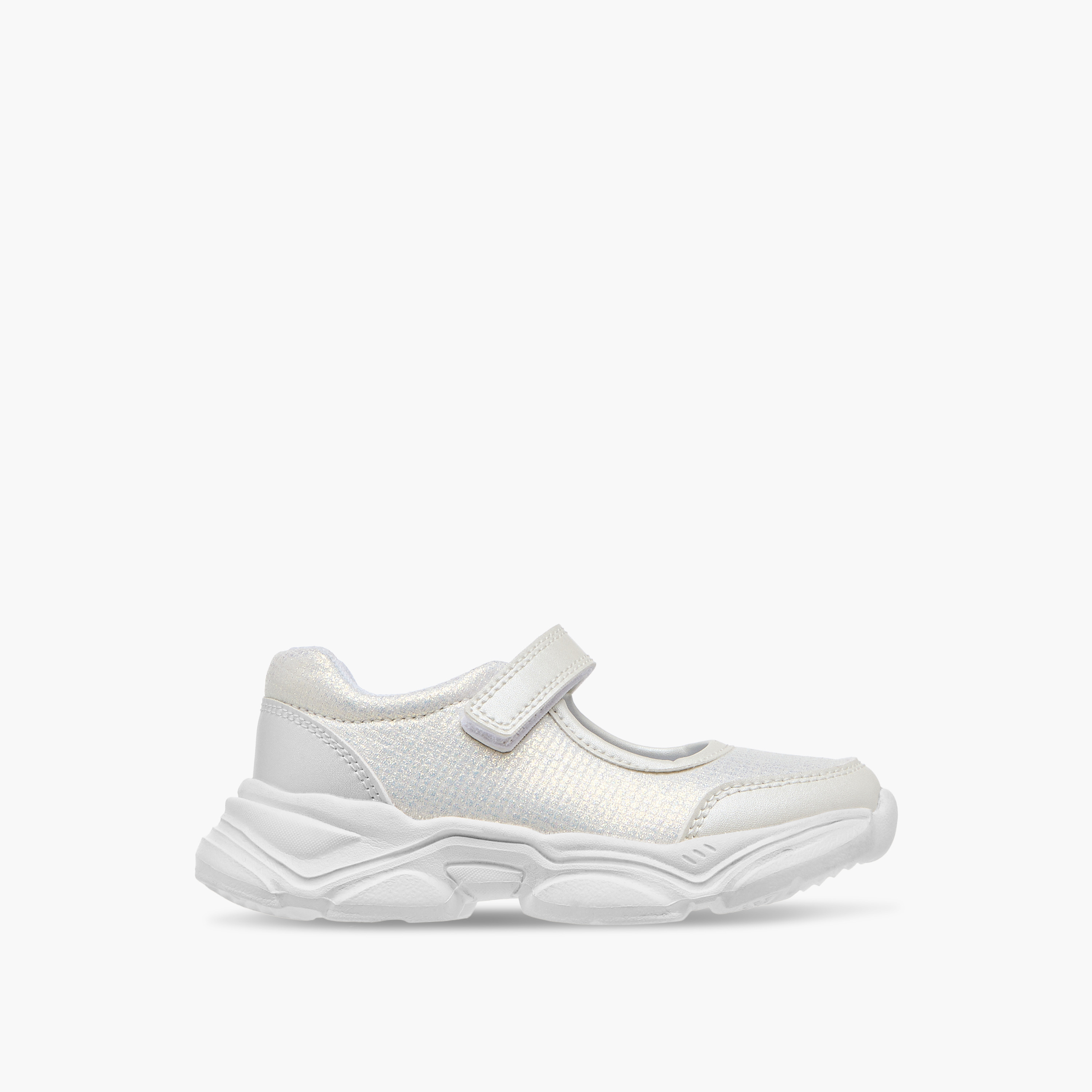 حذاء ماري جين بارز الملمس بشريط إغلاق لاصق من فلورا بيلا-girls-shoes-maryjanes-image-3