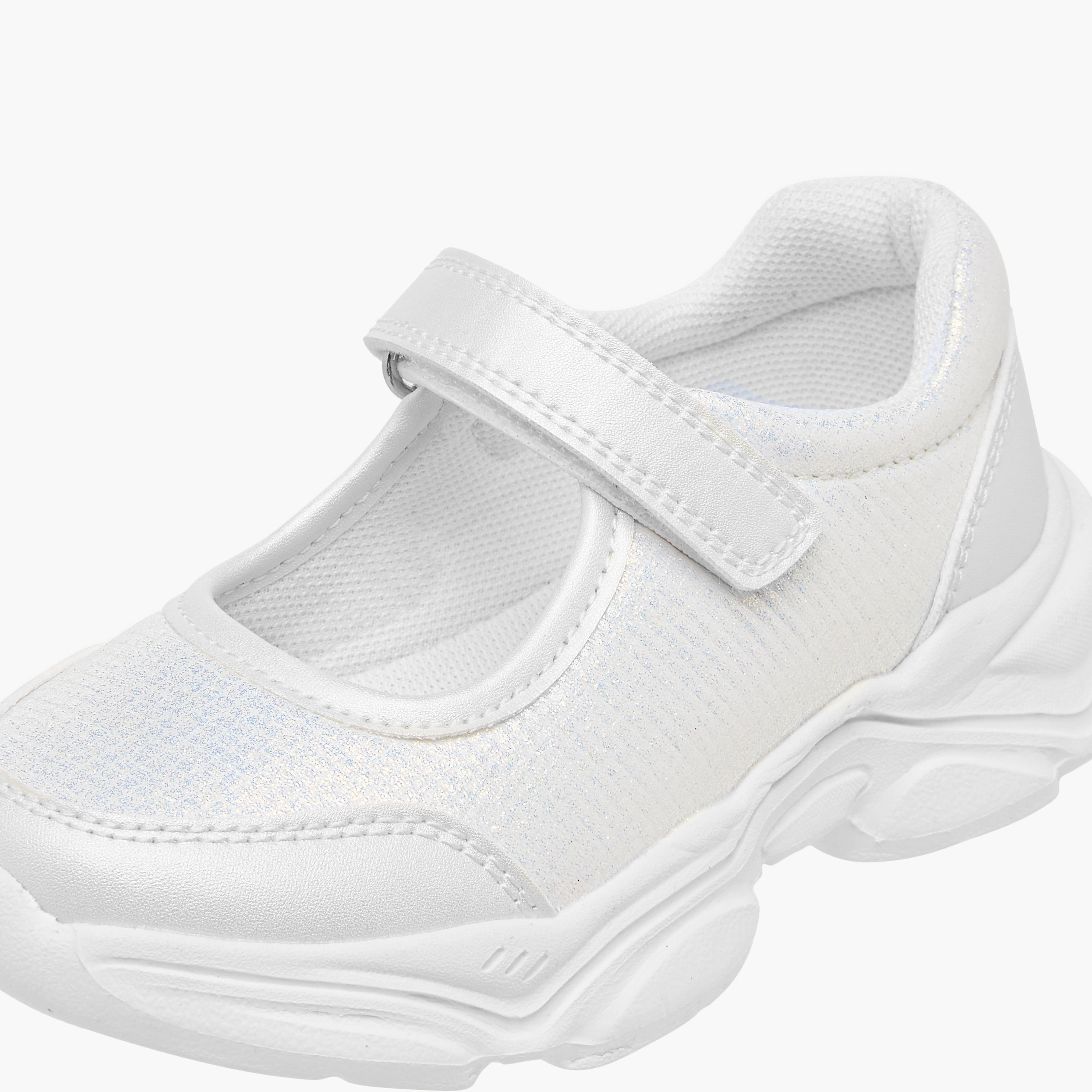 حذاء ماري جين بارز الملمس بشريط إغلاق لاصق من فلورا بيلا-girls-shoes-maryjanes-image-2