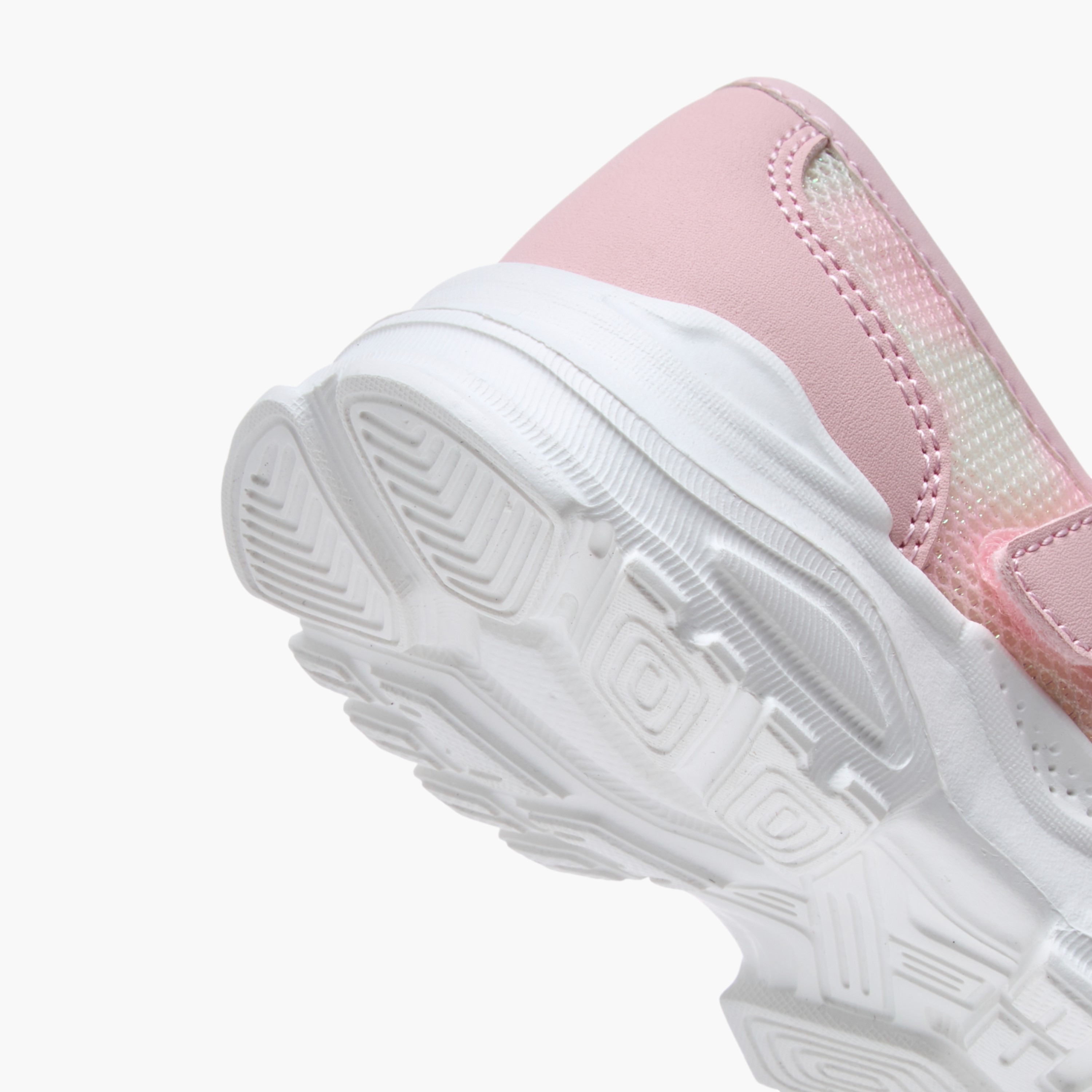 Flora Bella Textured Mary Jane Shoes with Hook and Loop Closure-girls-shoes-sneakers-image-5