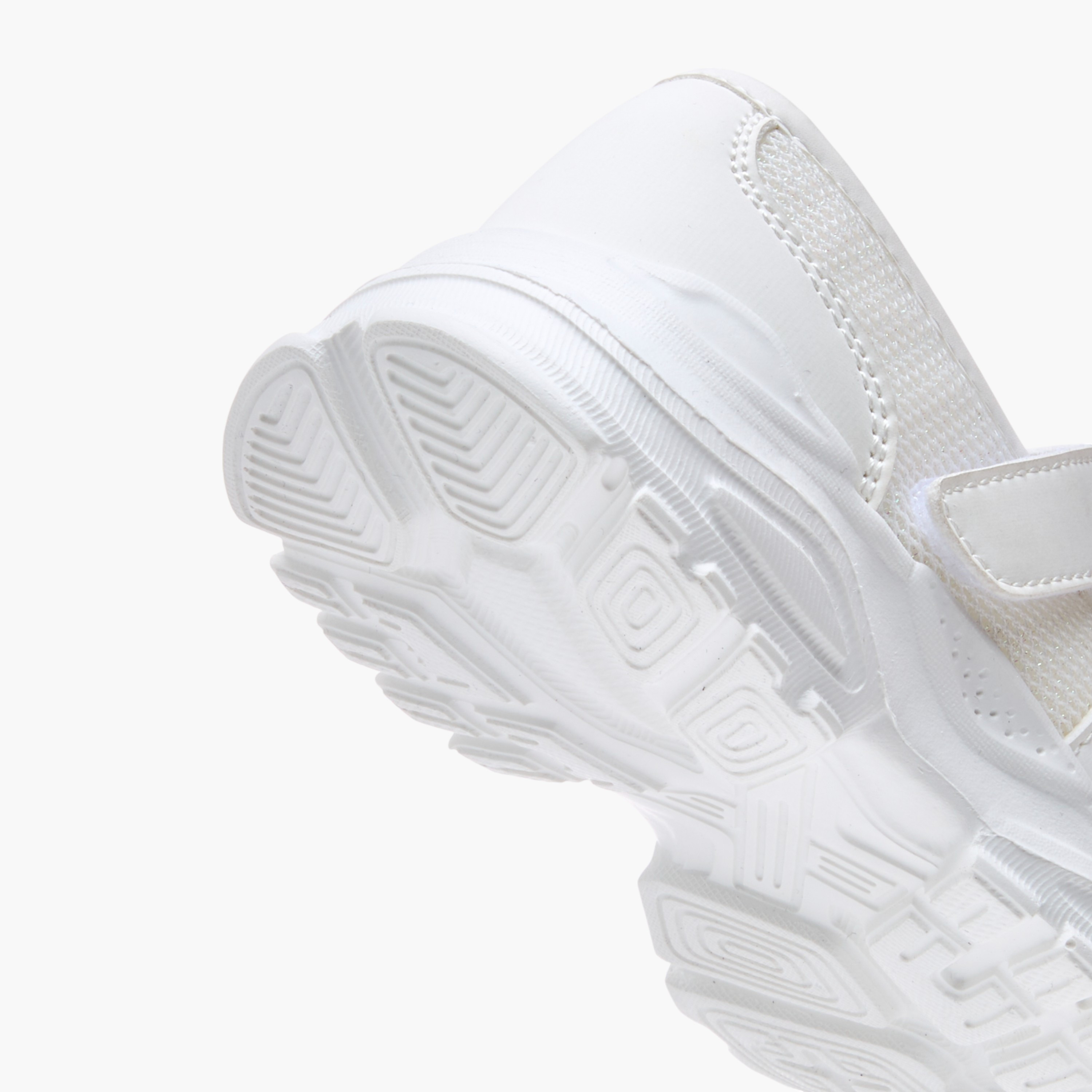 Flora Bella Textured Mary Jane Shoes with Hook and Loop Closure-girls-shoes-sneakers-image-5