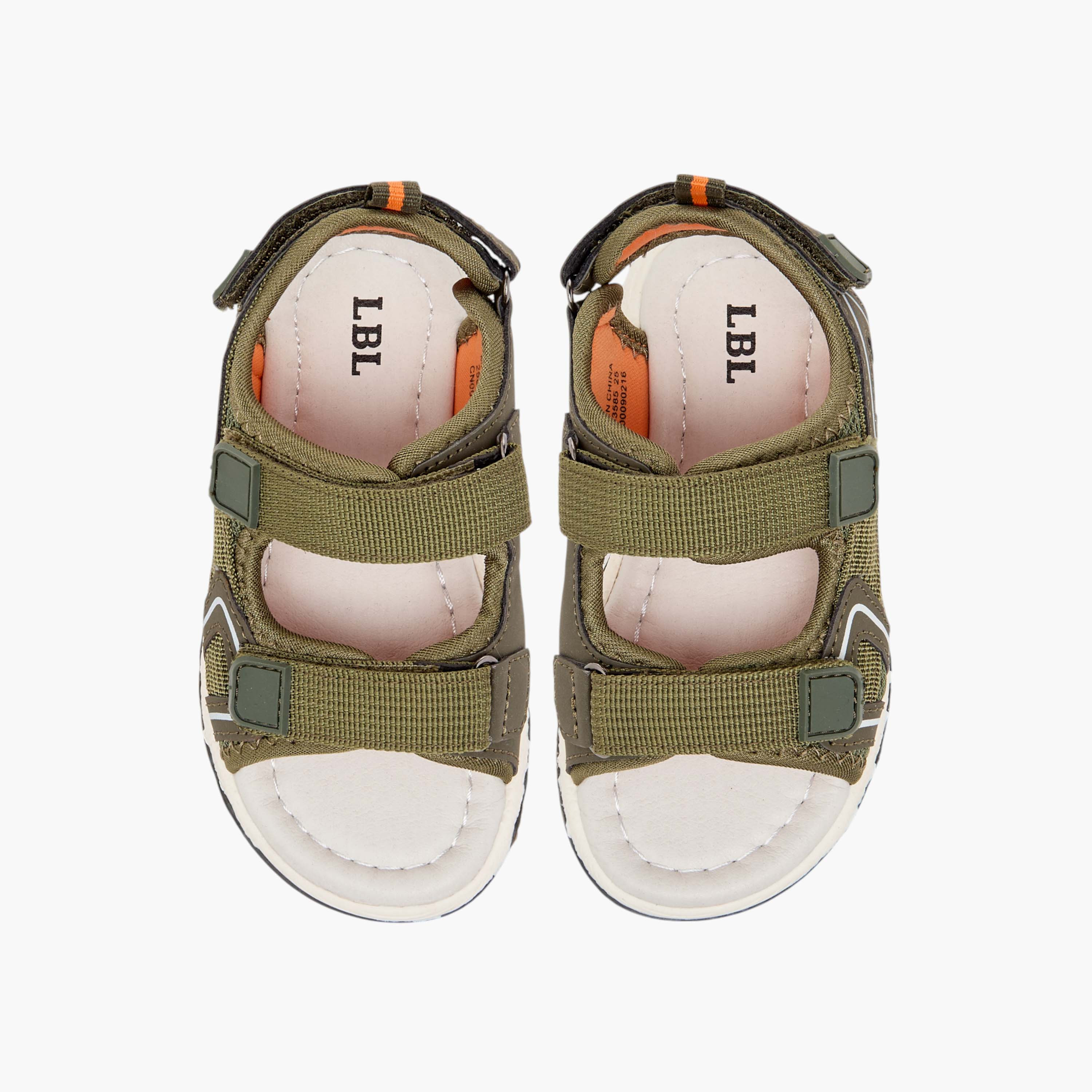 صندل مسطح بارز الملمس بشريط إغلاق لاصق إل بي إل من شو إكسبريس-baby-boys-shoes-sandals-image-5