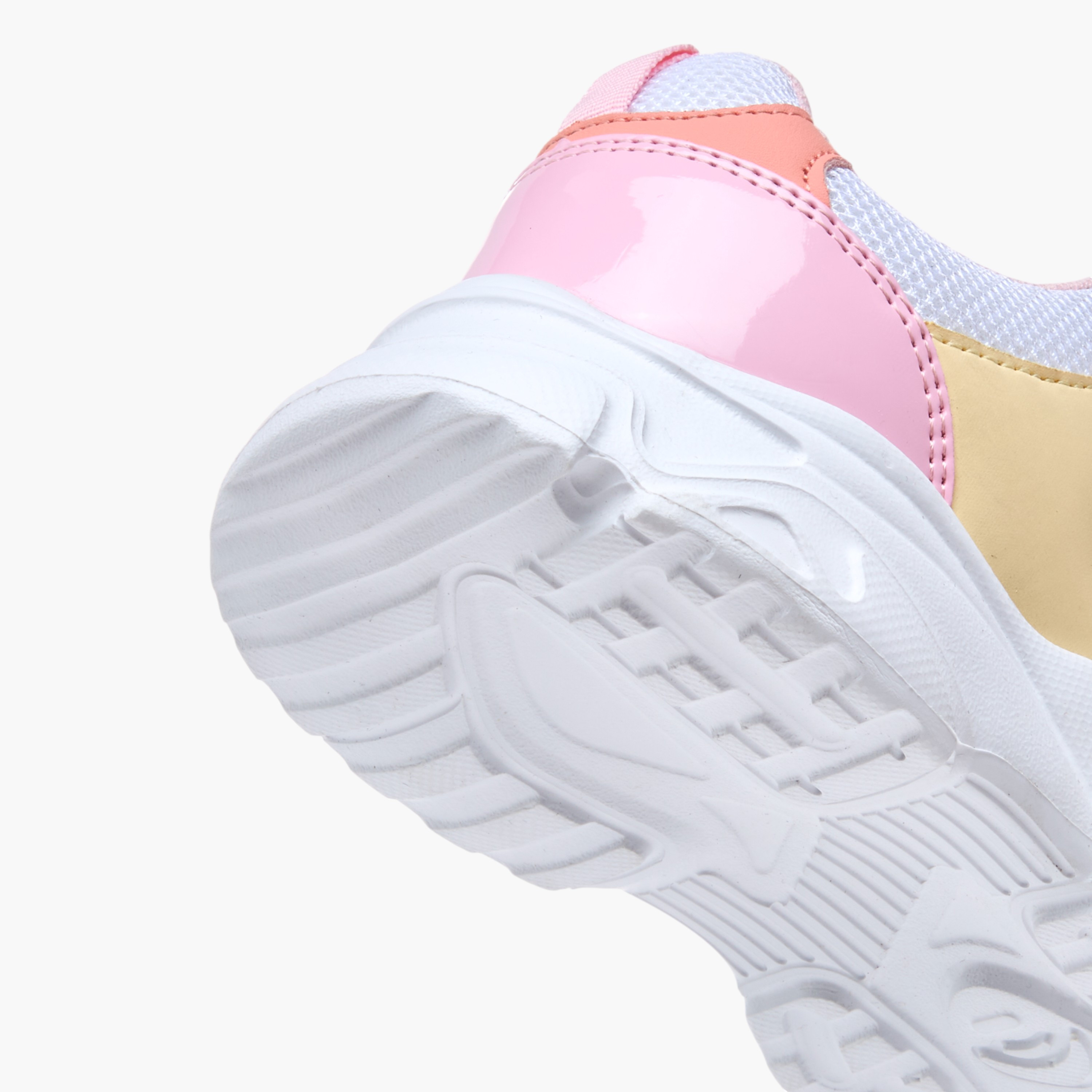 حذاء سنيكرز بقوالب ملونة وشريط إغلاق من فلورا بيلا-girls-shoes-sneakers-image-5