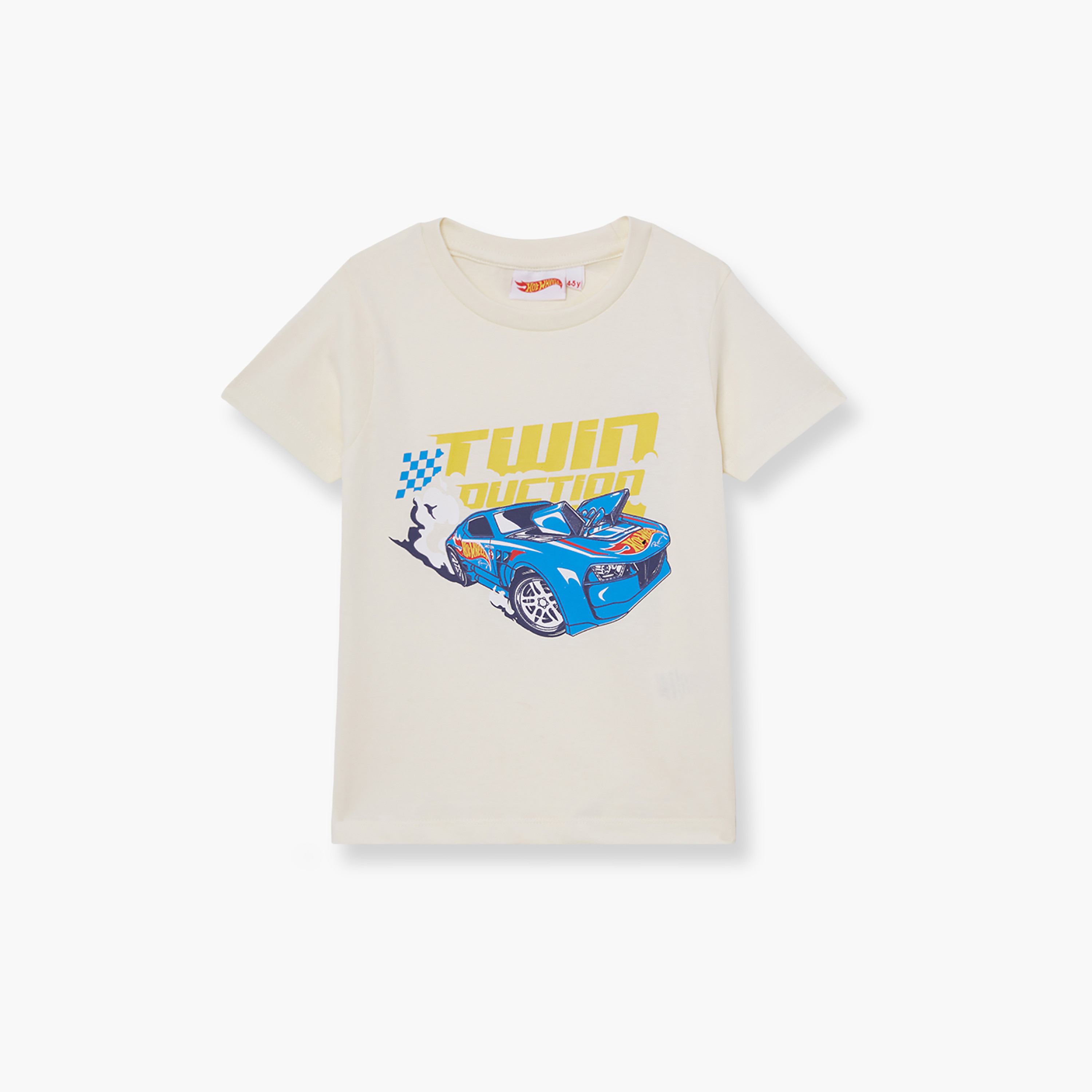 طقم من قطعتين: تي شيرت مطبوع وشورت هوت ويلز-boys-clothing-setsandcoords-image-3