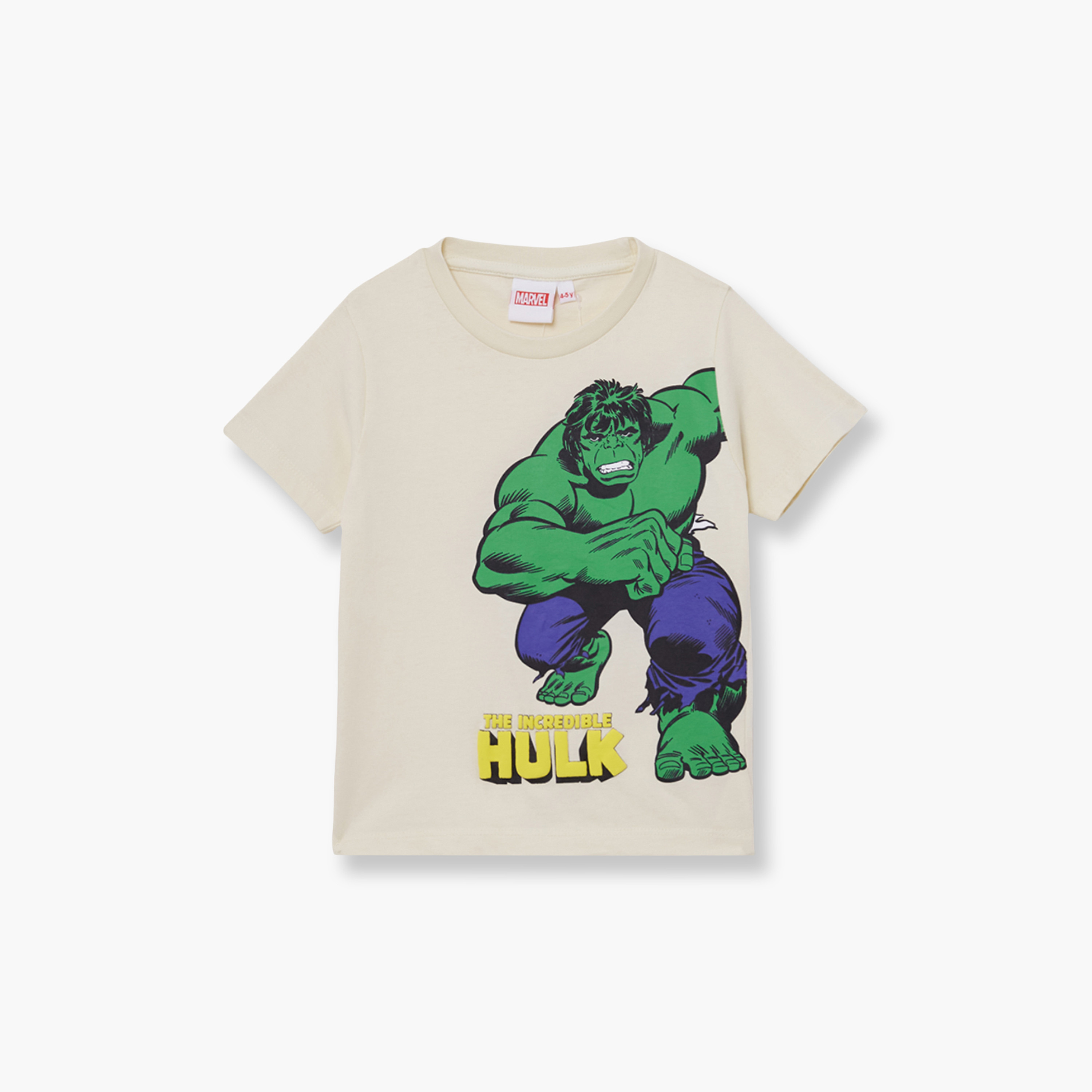Avengers Printed Cotton T-Shirt & Shorts Set-boys-clothing-setsandcoords-image-3