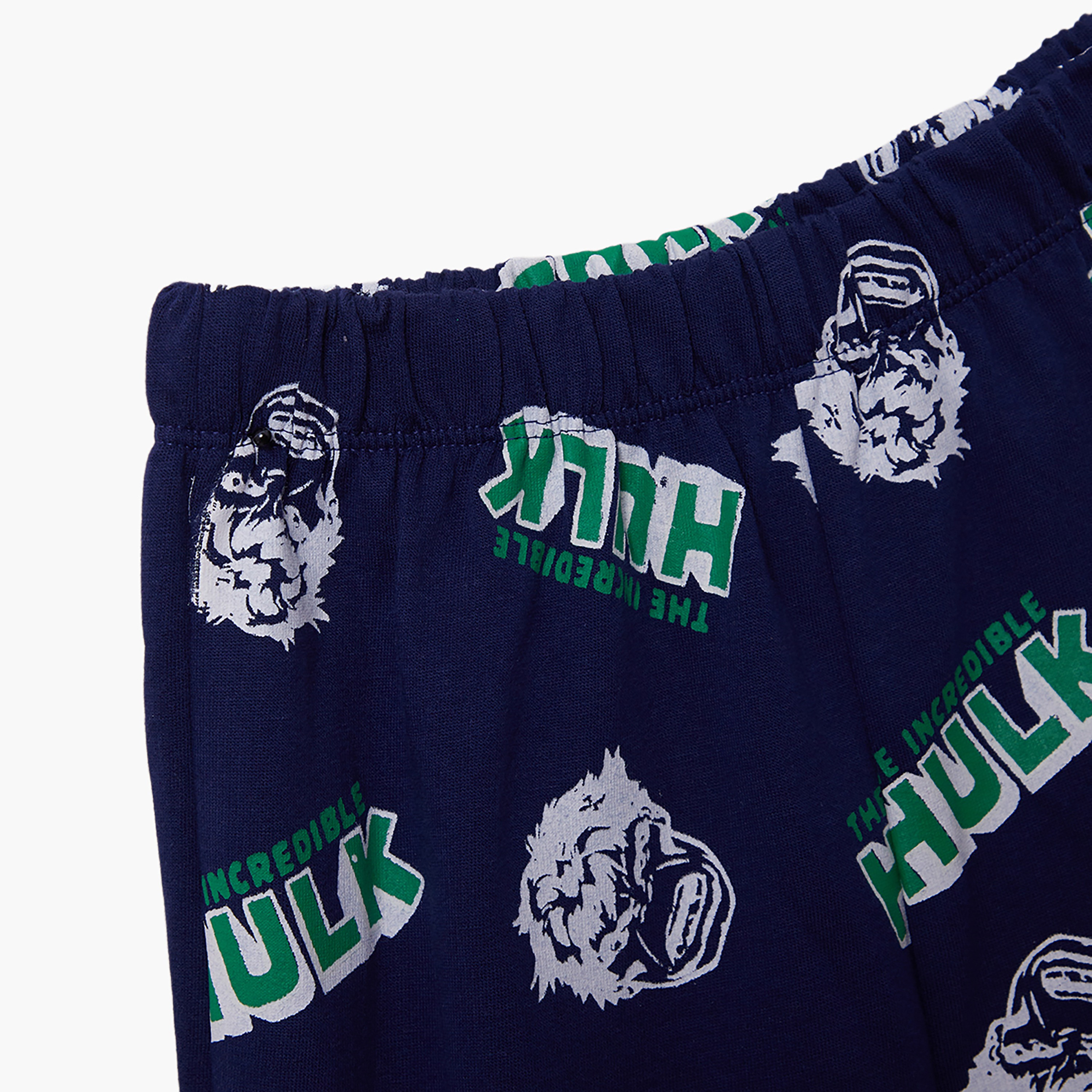 Avengers Printed Cotton T-Shirt & Shorts Set-boys-clothing-setsandcoords-image-7