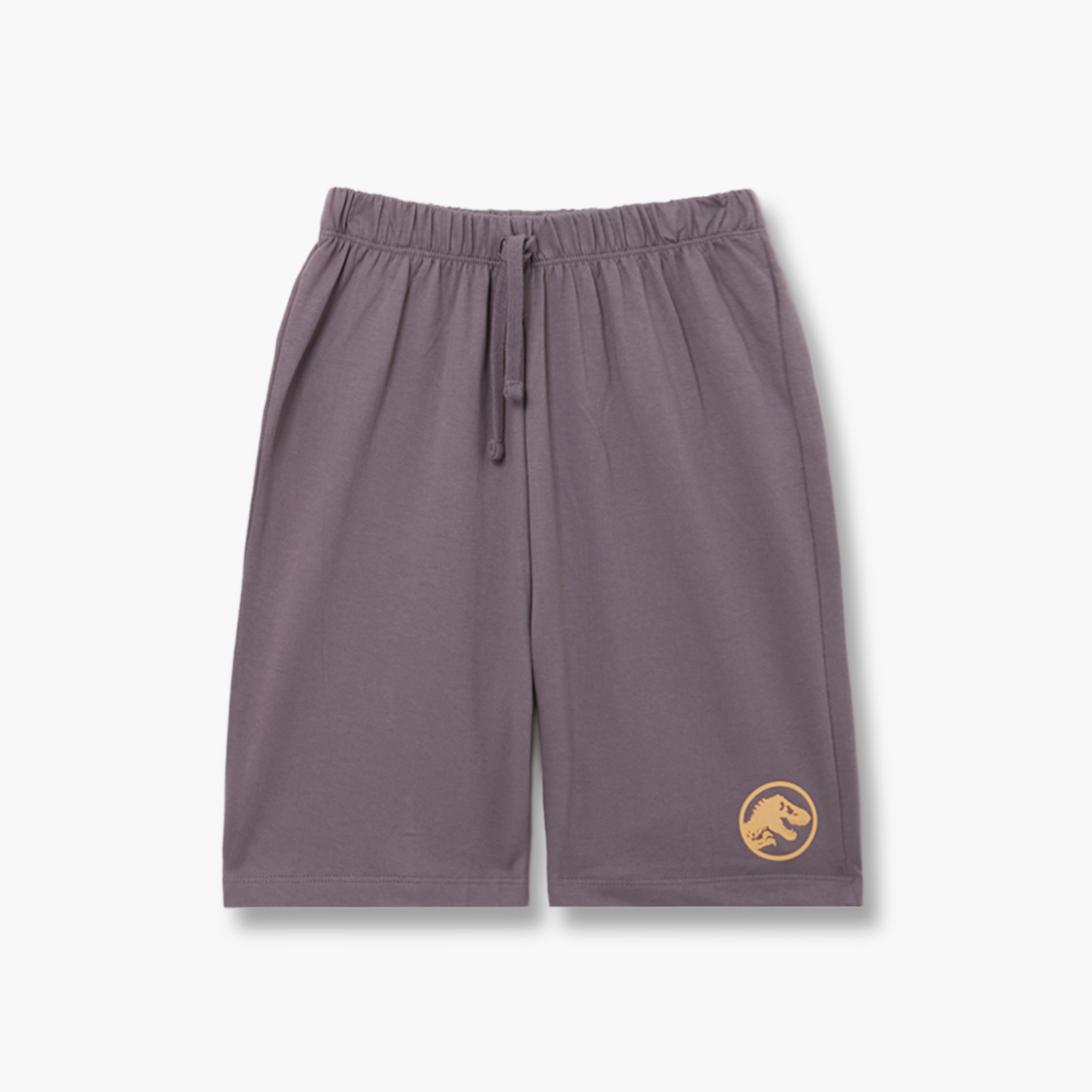 طقم تيشيرت وشورت قطني بطبعة جوراكس بارك-boys-clothing-setsandcoords-image-4